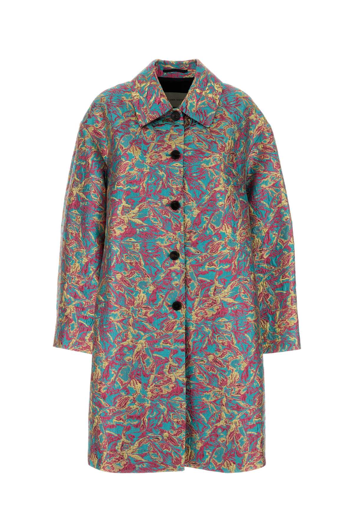 Dries Van Noten Women Embroidered Jacquard Rondero Coat