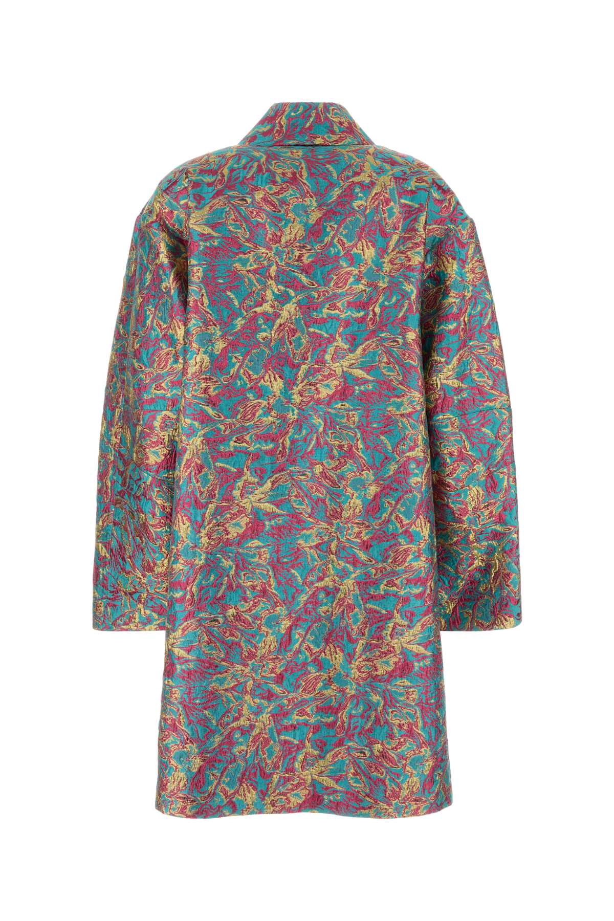 Dries Van Noten Women Embroidered Jacquard Rondero Coat