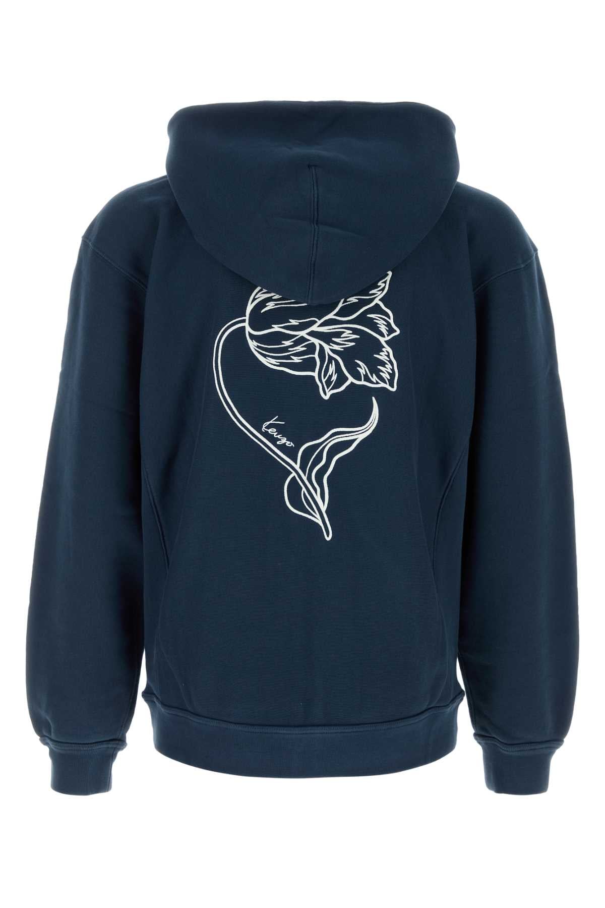Kenzo Men Blue Cotton Sweatshirt