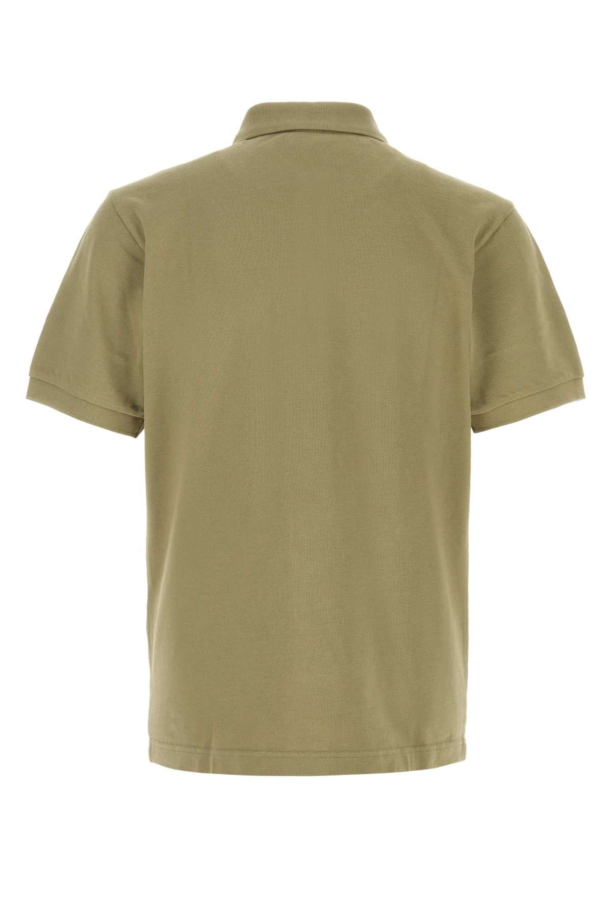 Kenzo Men Olive Green Piquet Polo Shirt