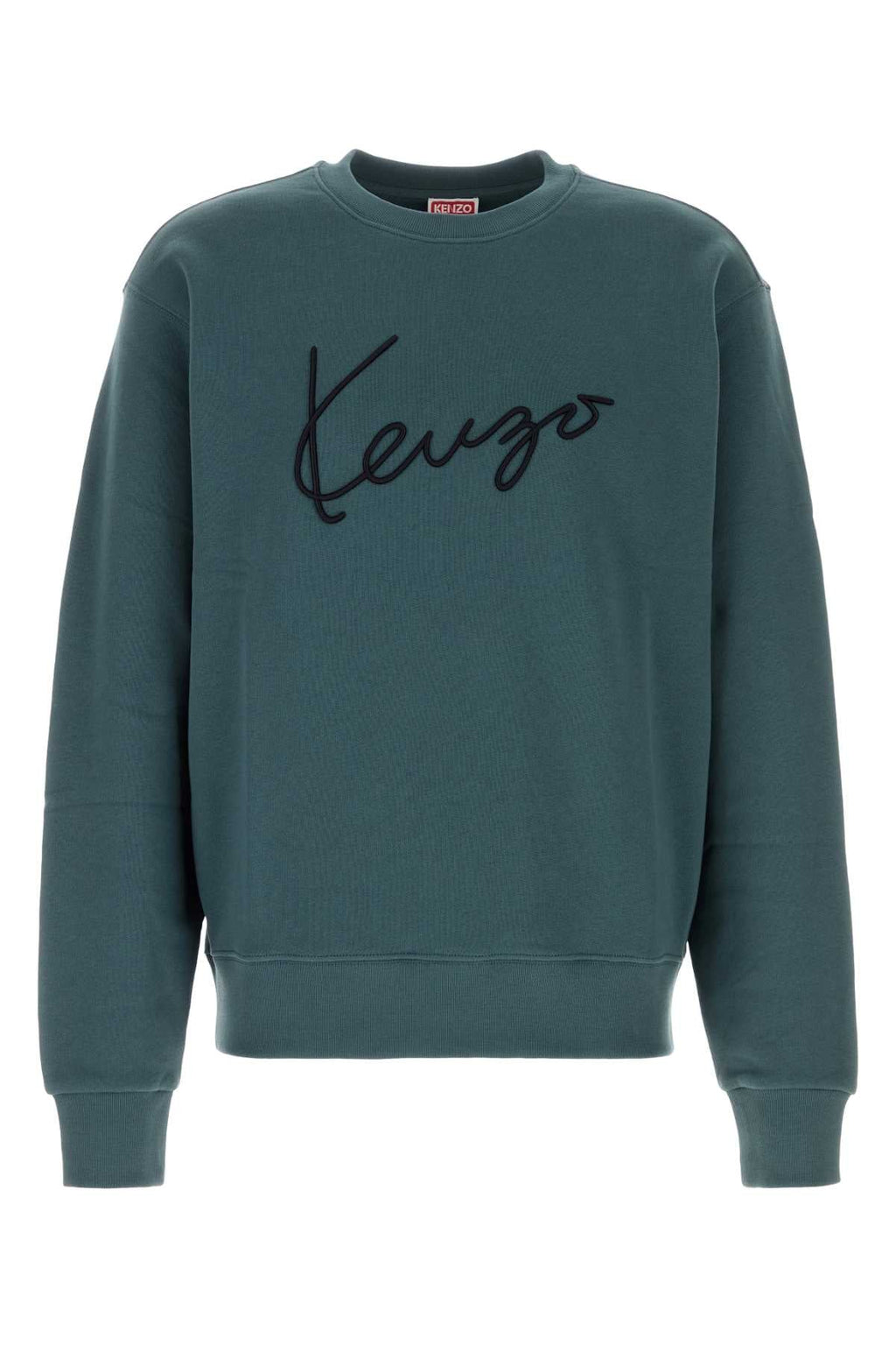 Kenzo Men Air Force Blue Cotton Sweatshirt