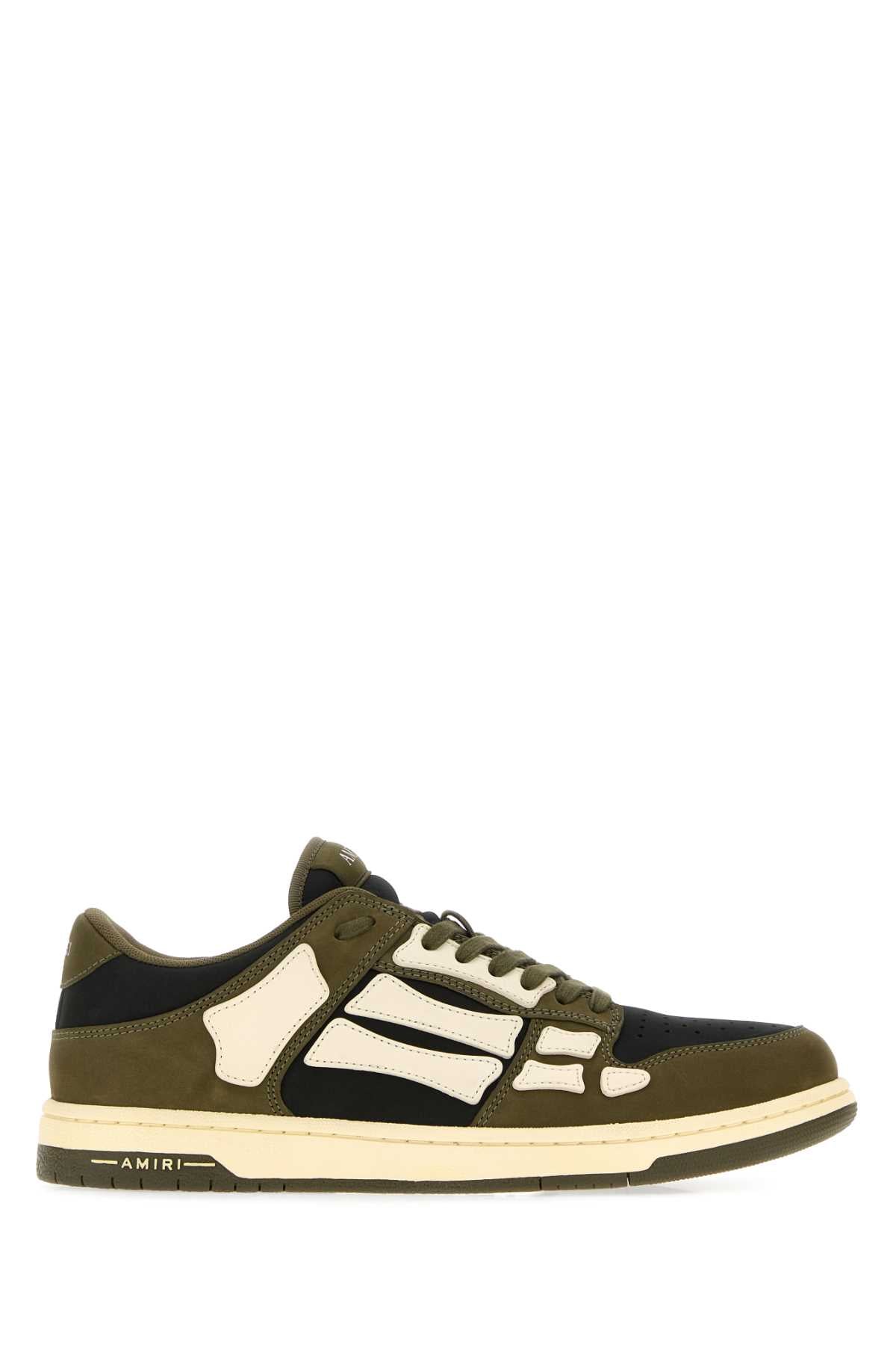 Amiri Men Multicolor Suede Skel Sneakers