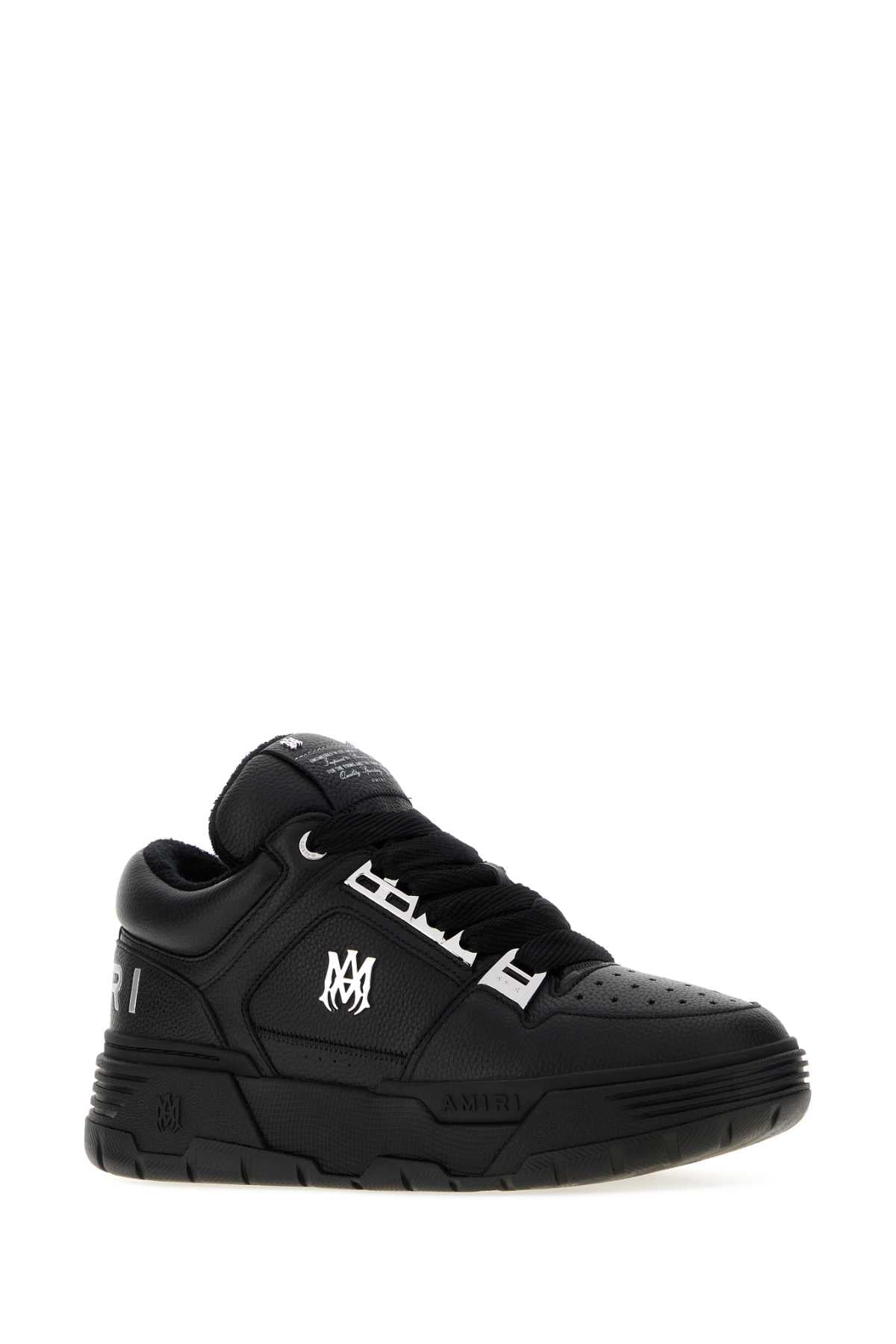Amiri Men Black Leather Ma-1 Sneakers