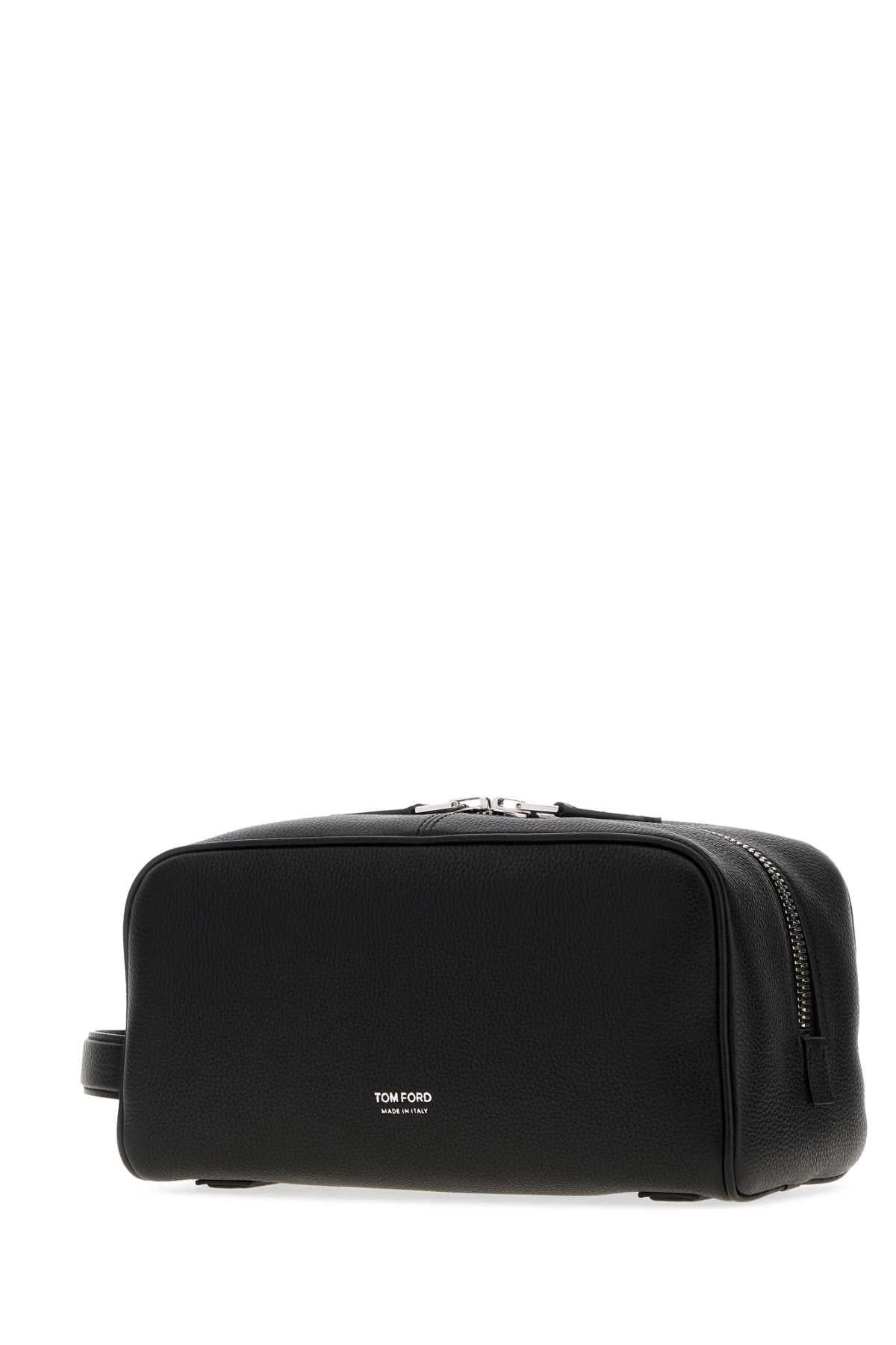 Tom Ford Men Black Leather Beauty Case