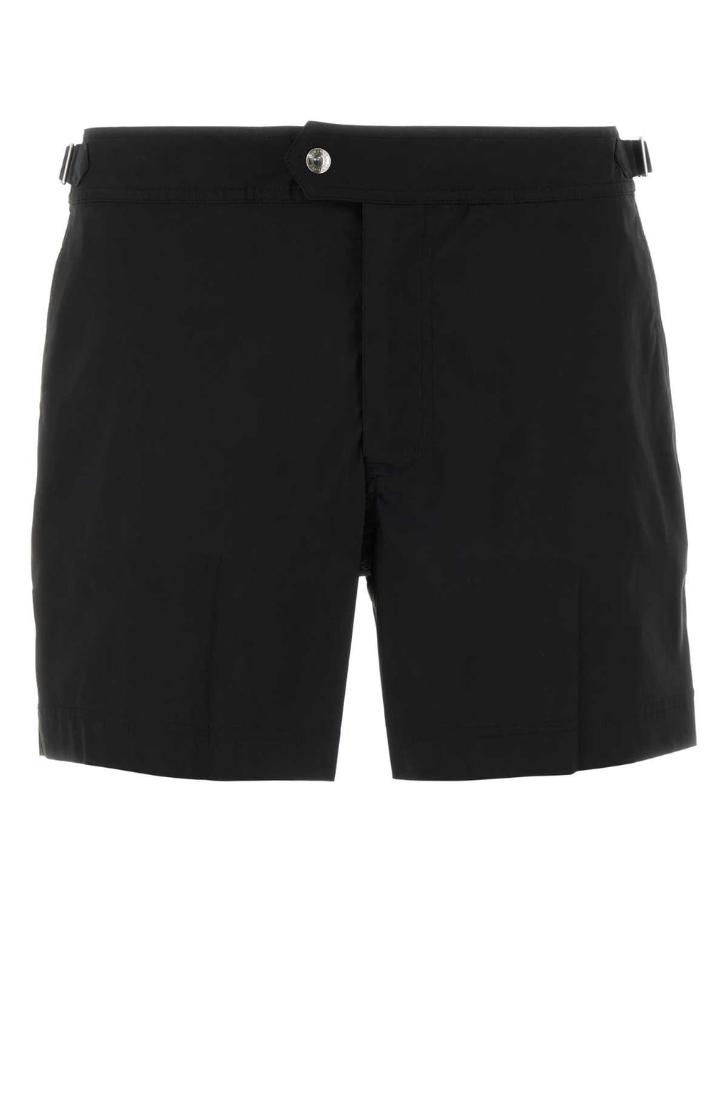 Tom Ford Men Black Polyester Swimming Shorts