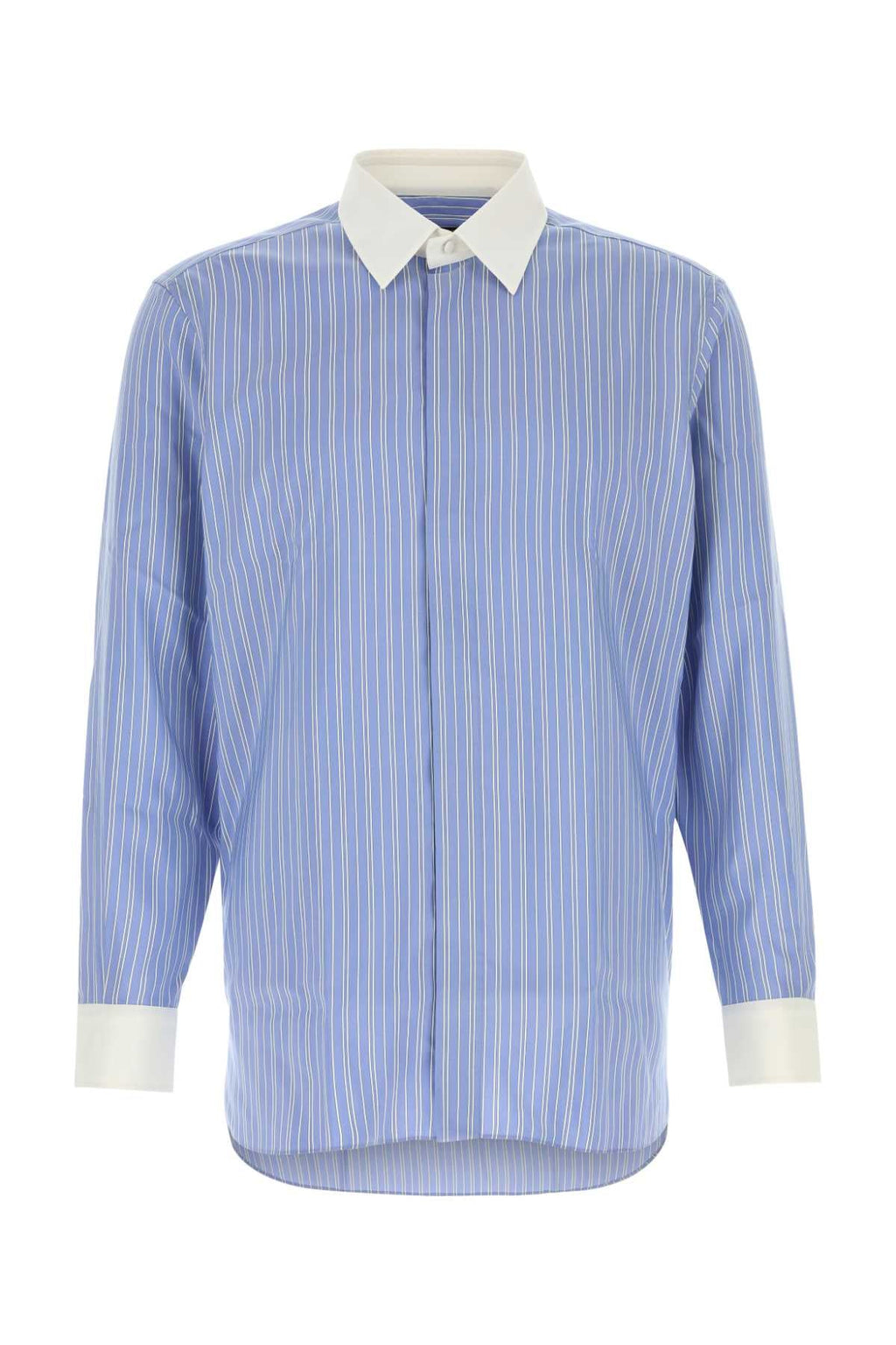 Tom Ford Men Embroidered Silk Shirt