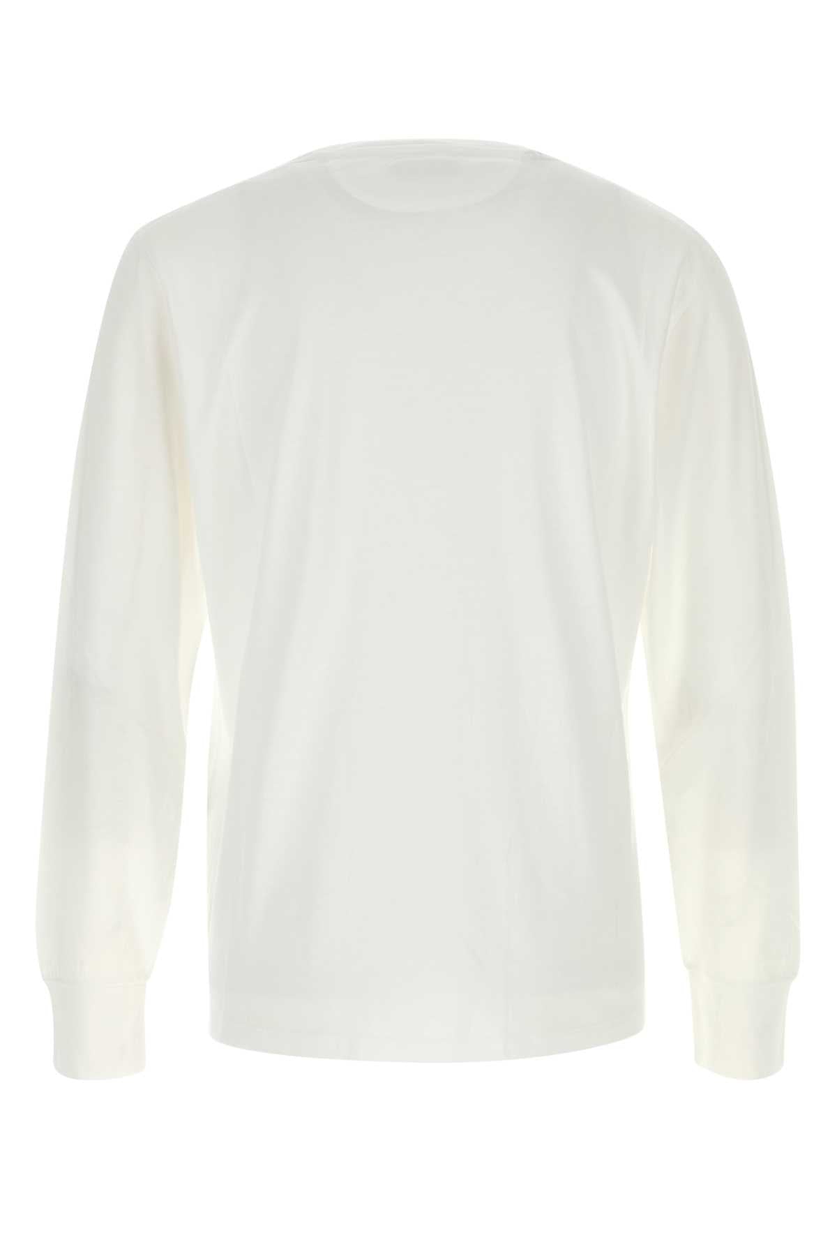 Tom Ford Men White Lyocell Blend T-Shirt