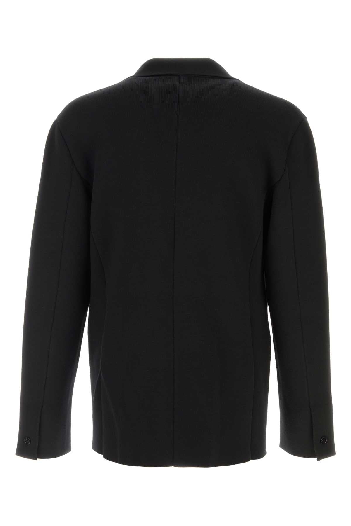 Tom Ford Men Black Stretch Wool Blend Blazer