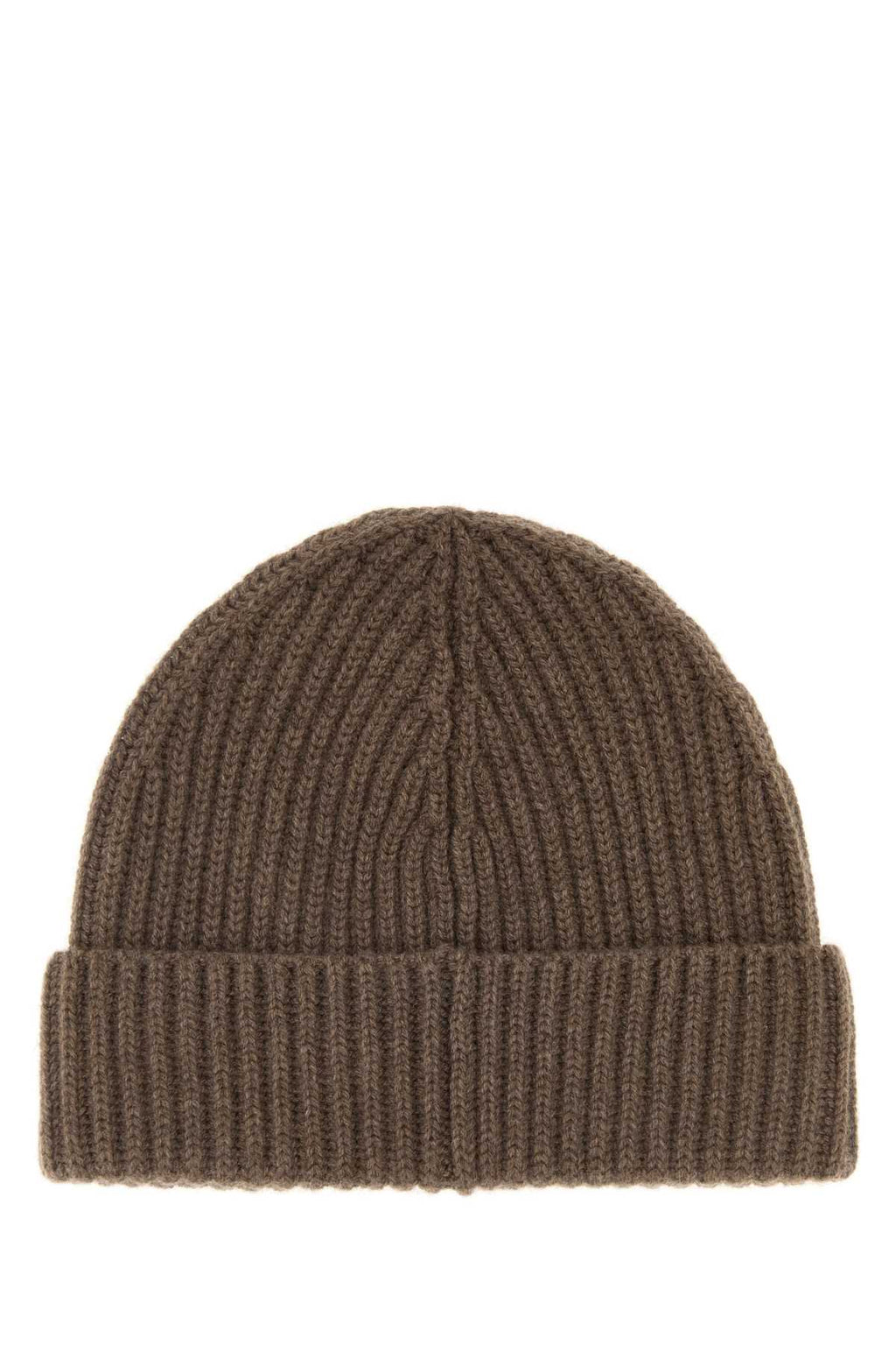 Loewe Men Brown Cashmere Beanie Hat