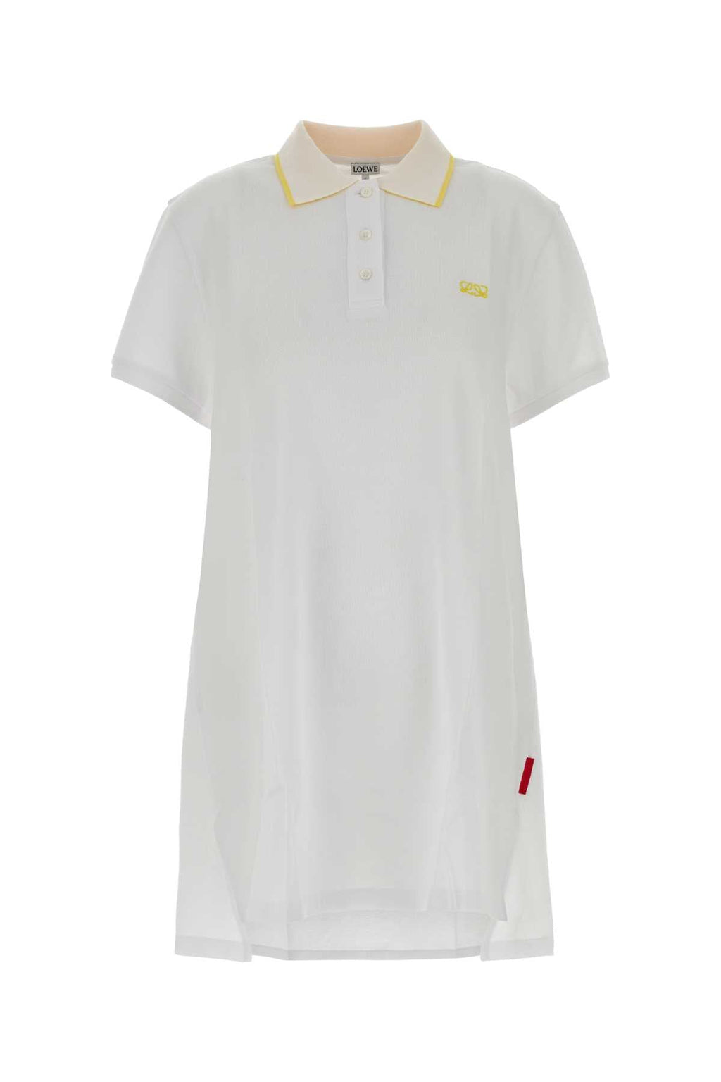 Loewe Women White Piquet Polo Dress