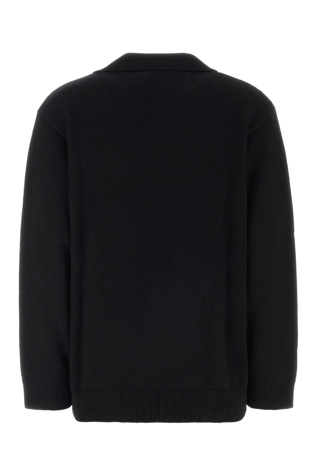 Valentino Garavani Women Black Cashmere Polo Shirt