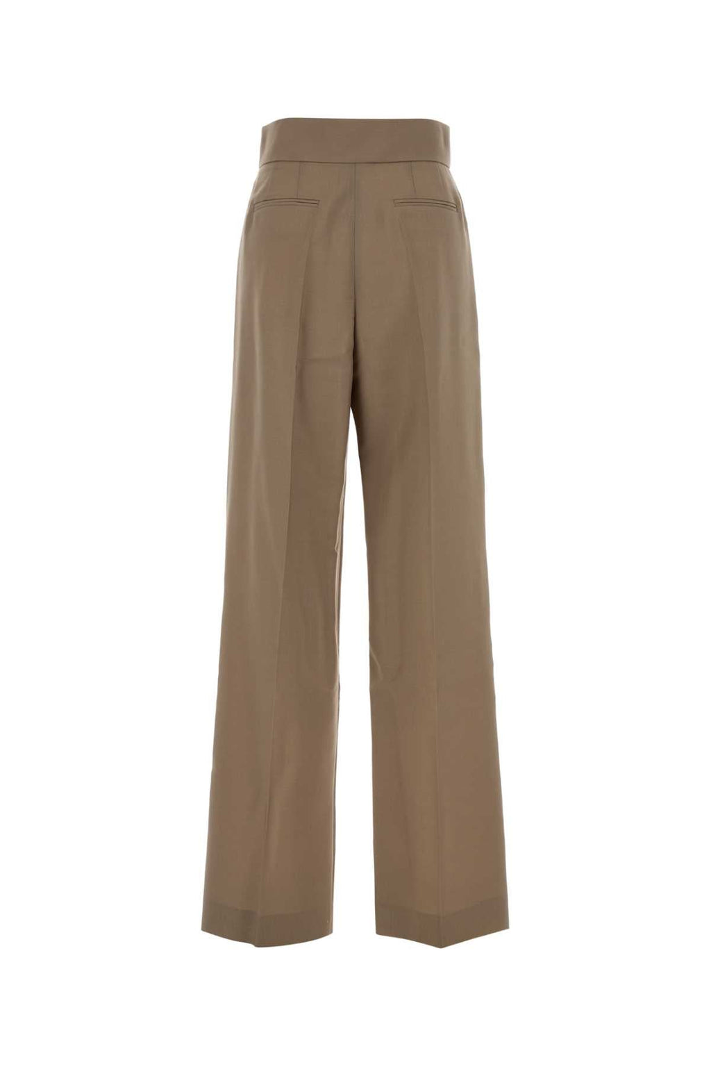 Valentino Garavani Women Cappuccino British Mohair Pant