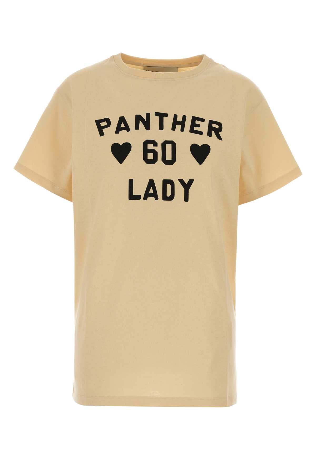 Valentino Garavani Women Cream Cotton T-Shirt