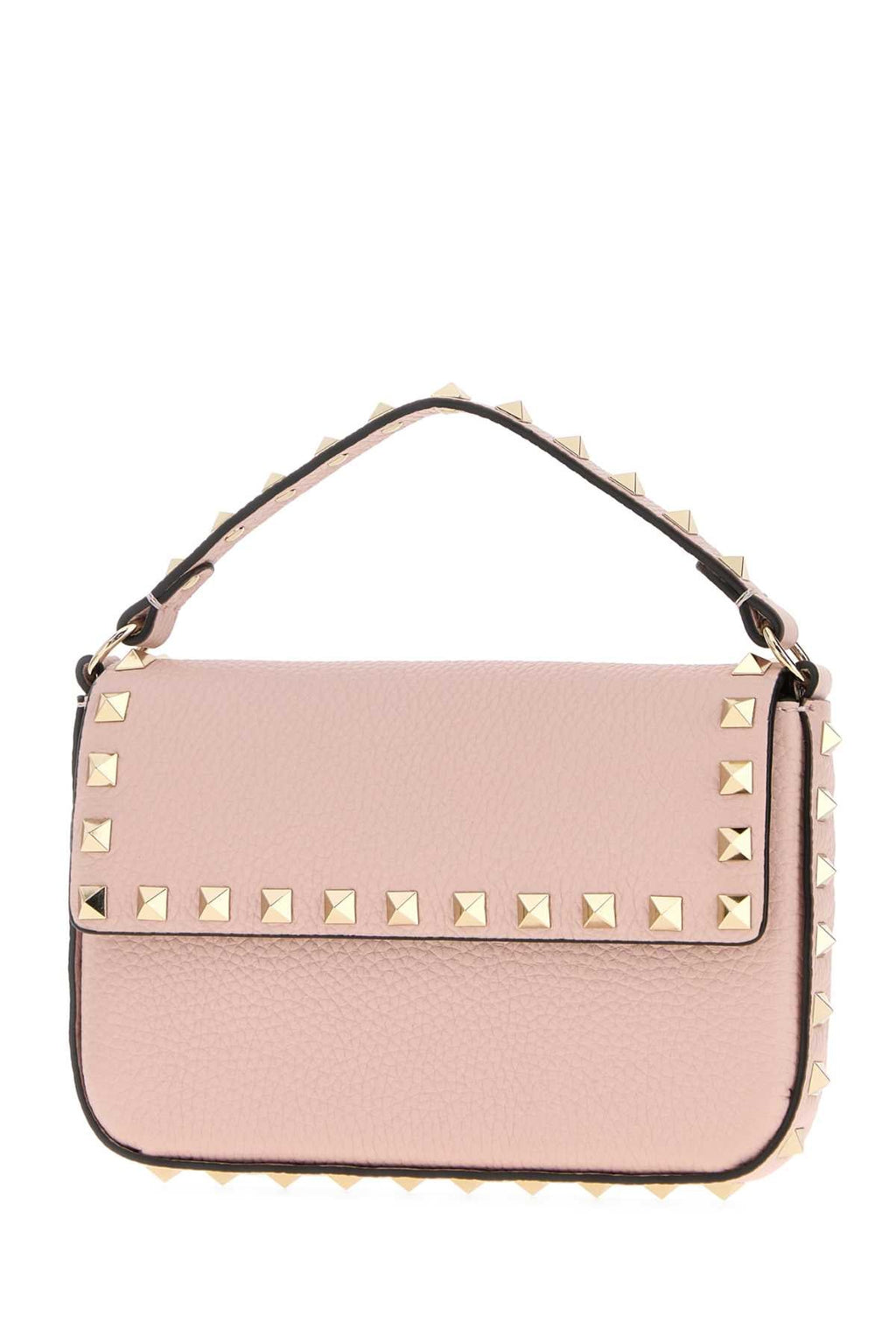 Valentino Garavani Women Pink Leather Rockstud Handbag