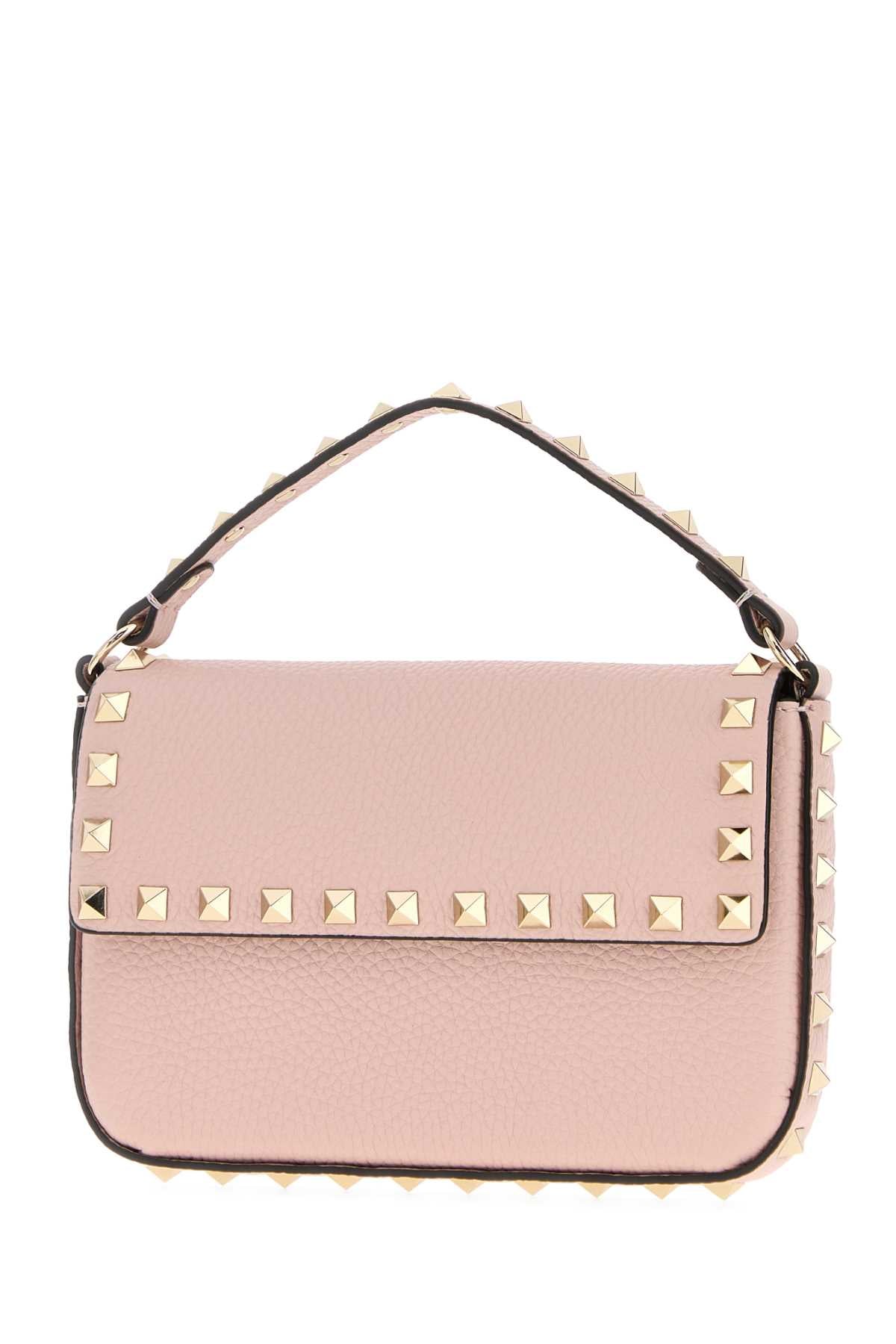 Valentino Garavani Women Pink Leather Rockstud Handbag