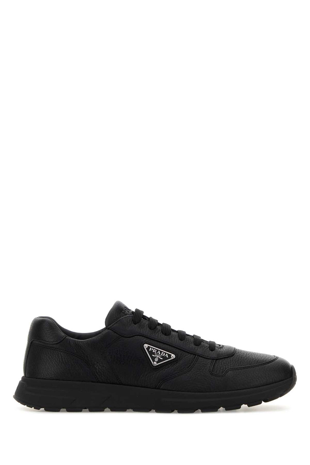 Prada Men Black Leather Prax 2.0 Sneakers