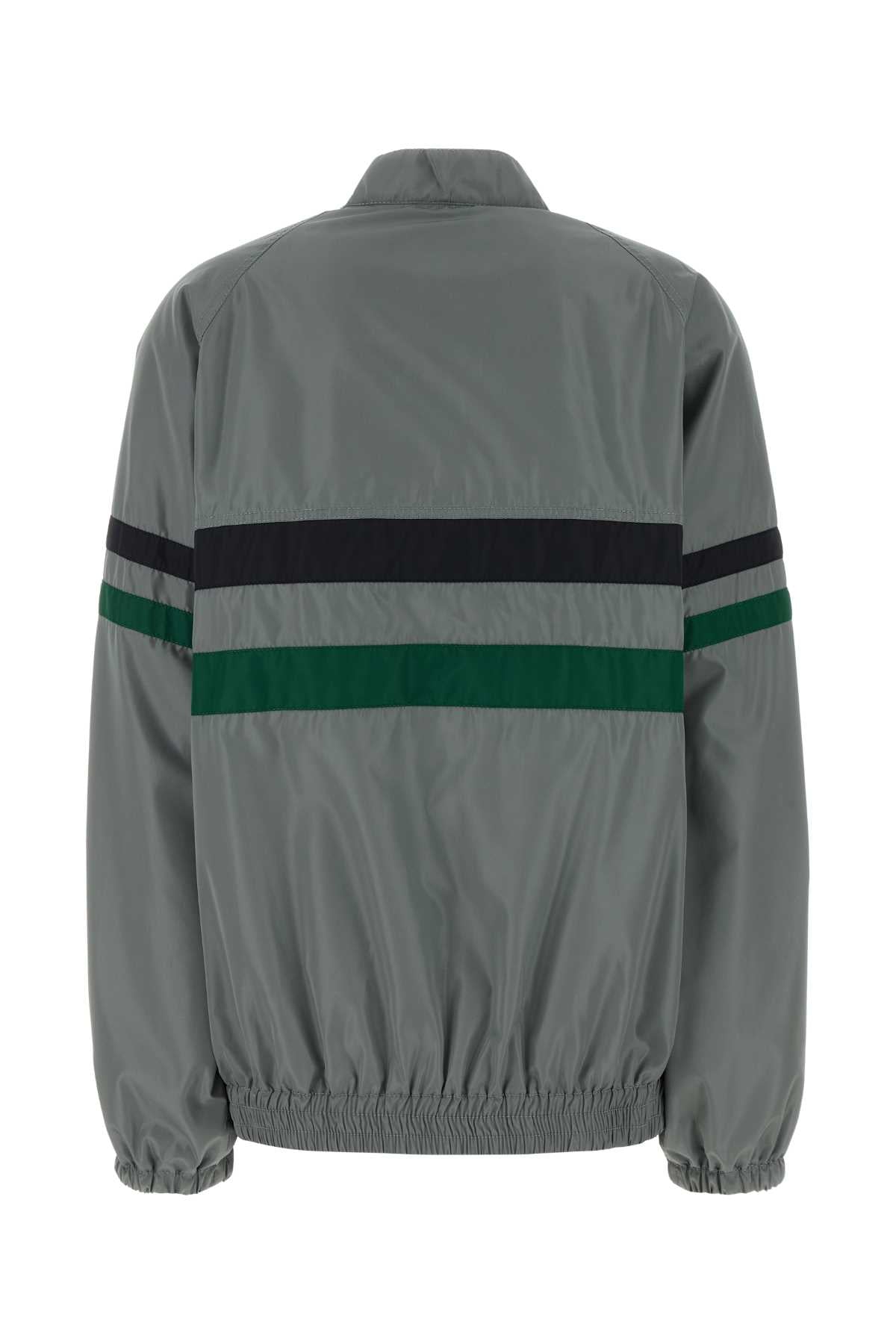 Miu Miu Women Grey Tech Fabric Jacket