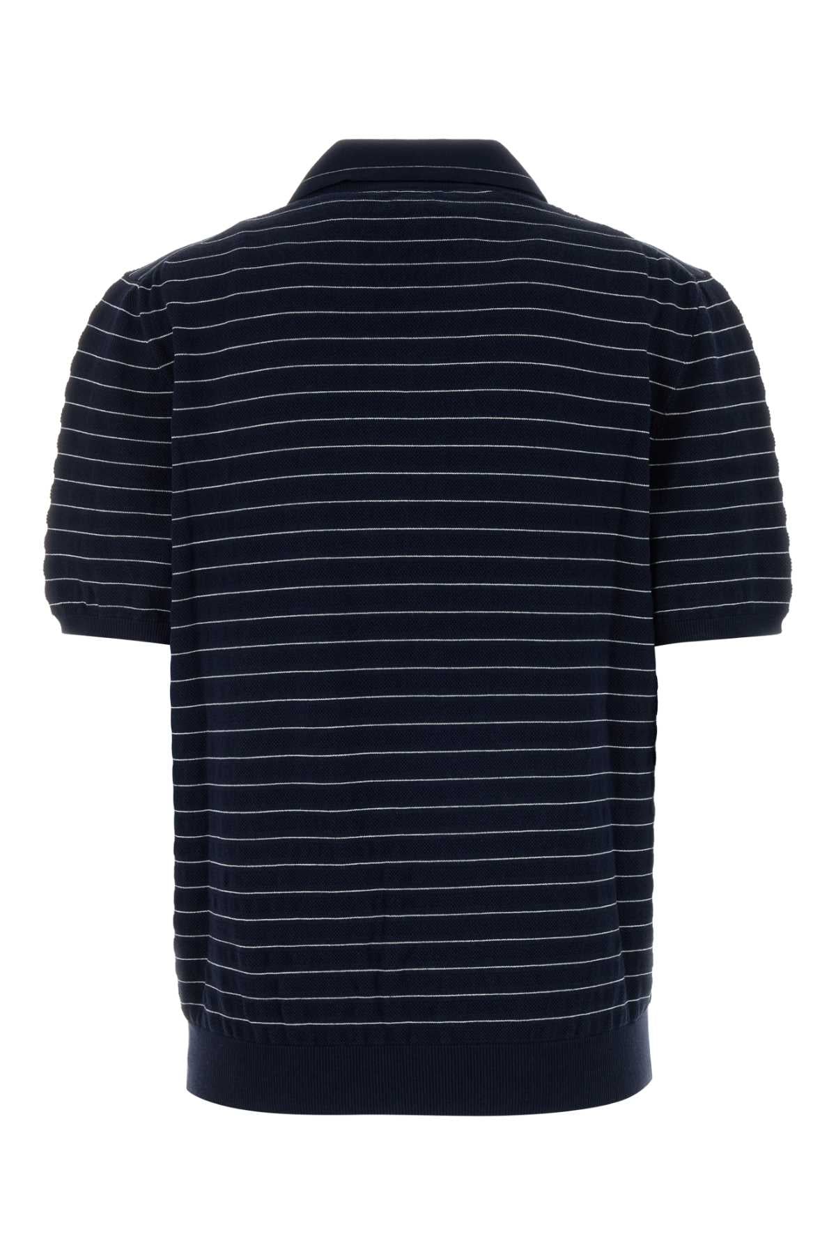 Miu Miu Women Embroidered Cotton Polo Shirt