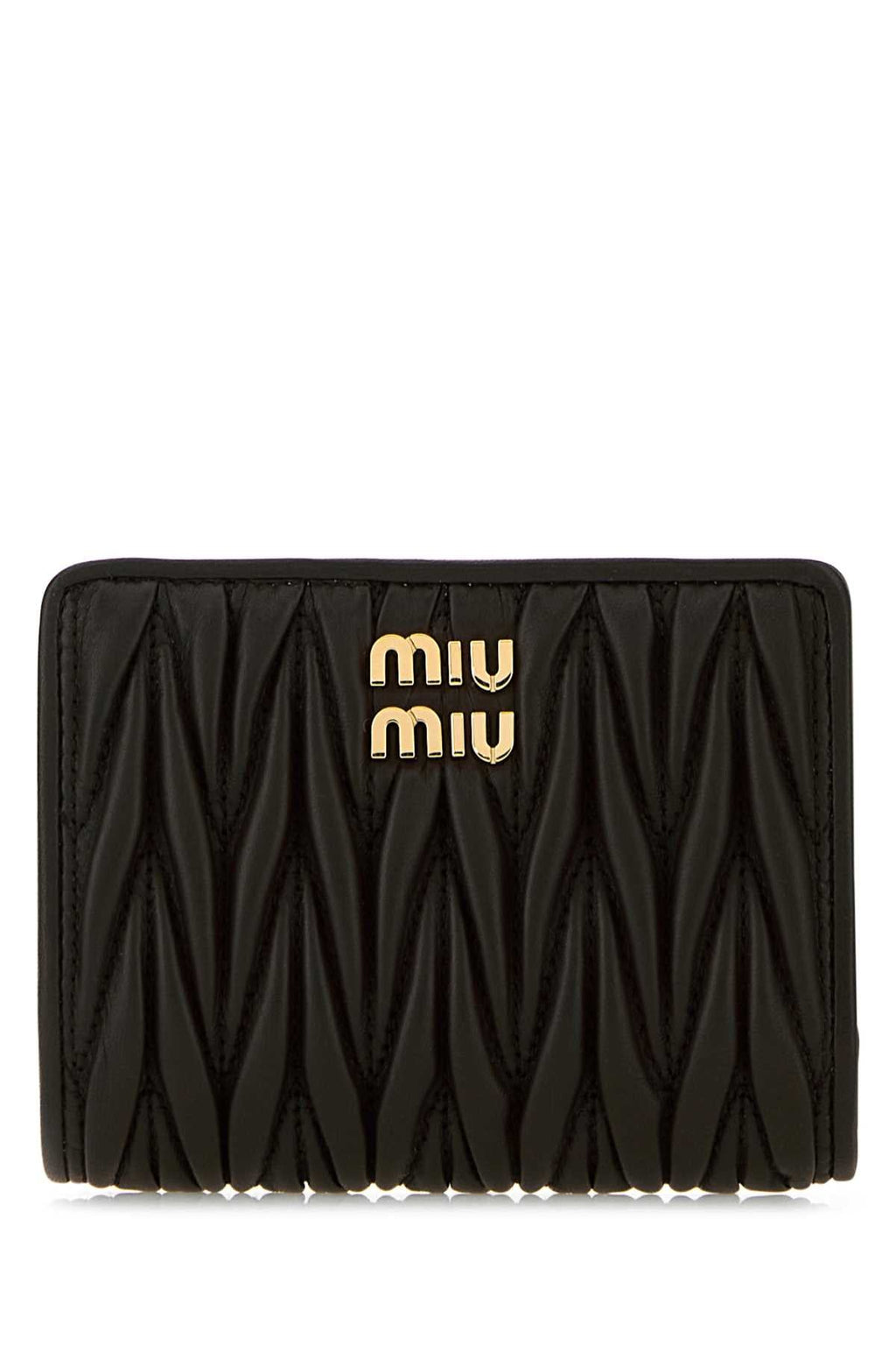 Miu Miu Women Black Leather Wallet