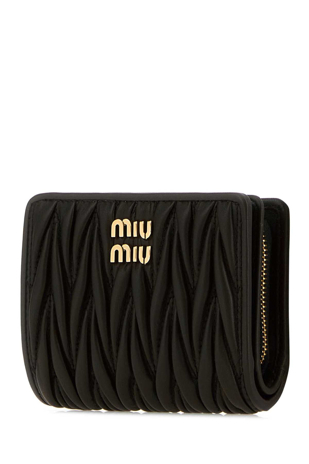 Miu Miu Women Black Leather Wallet
