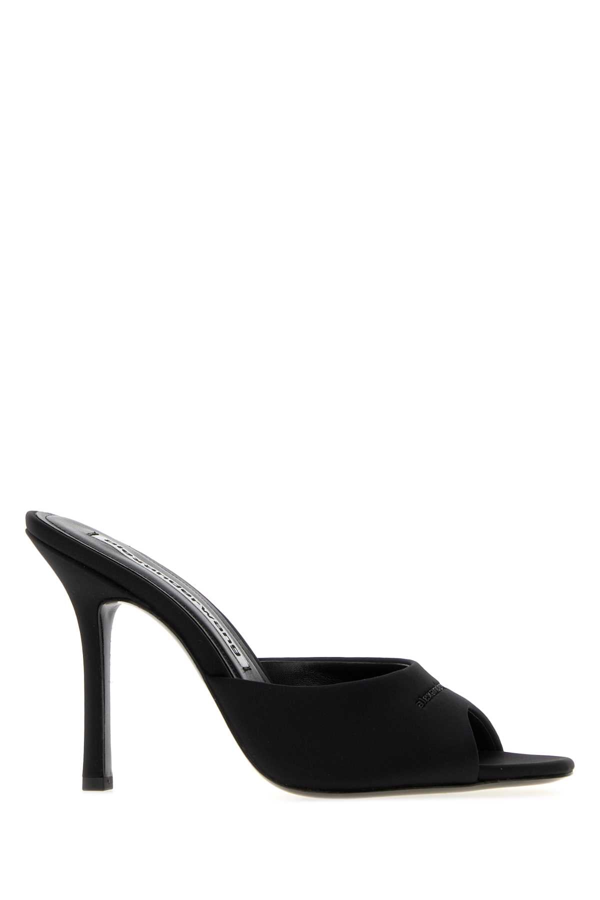 Alexander Wang Women Black Fabric Mules