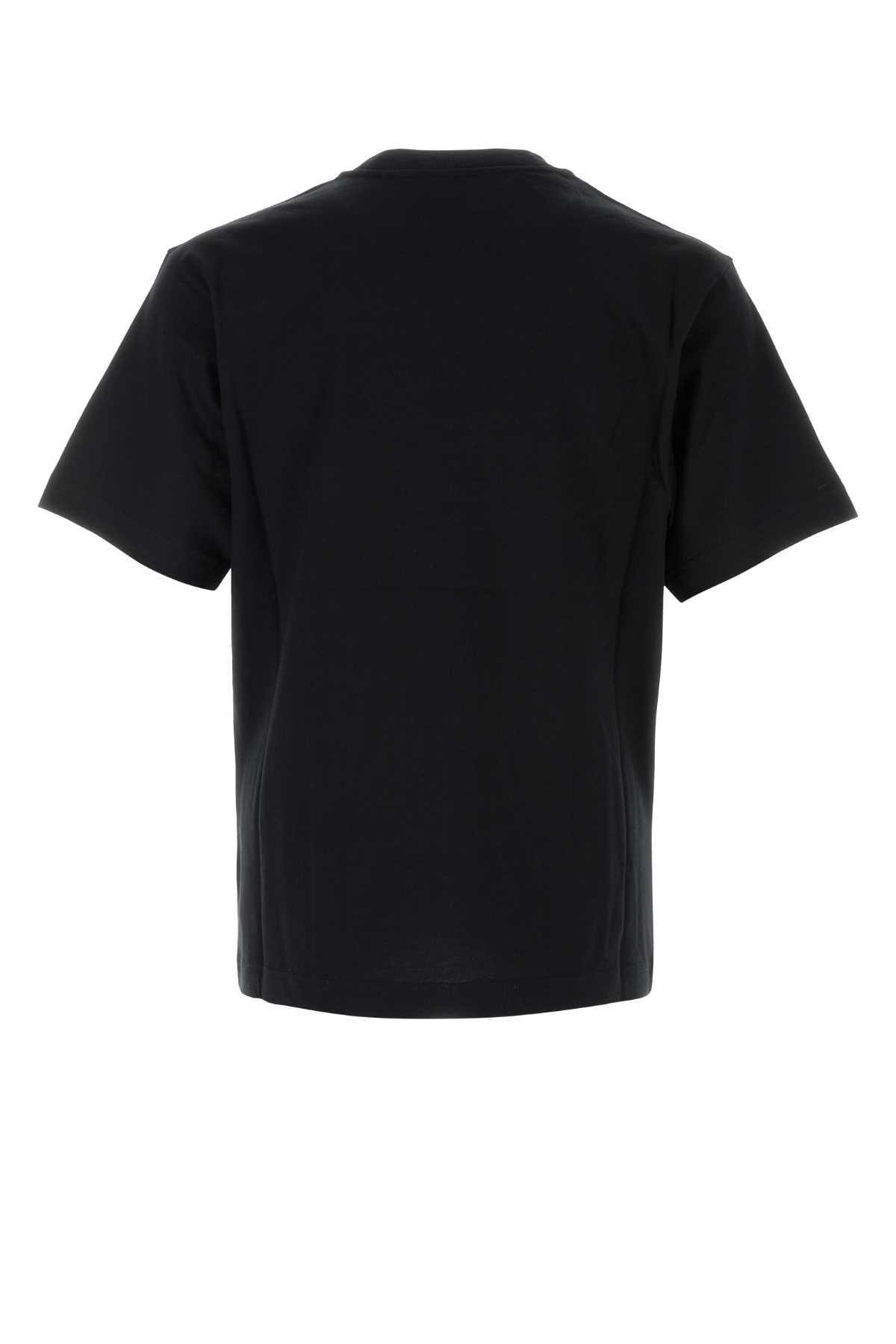 Burberry Men Black Cotton T-Shirt