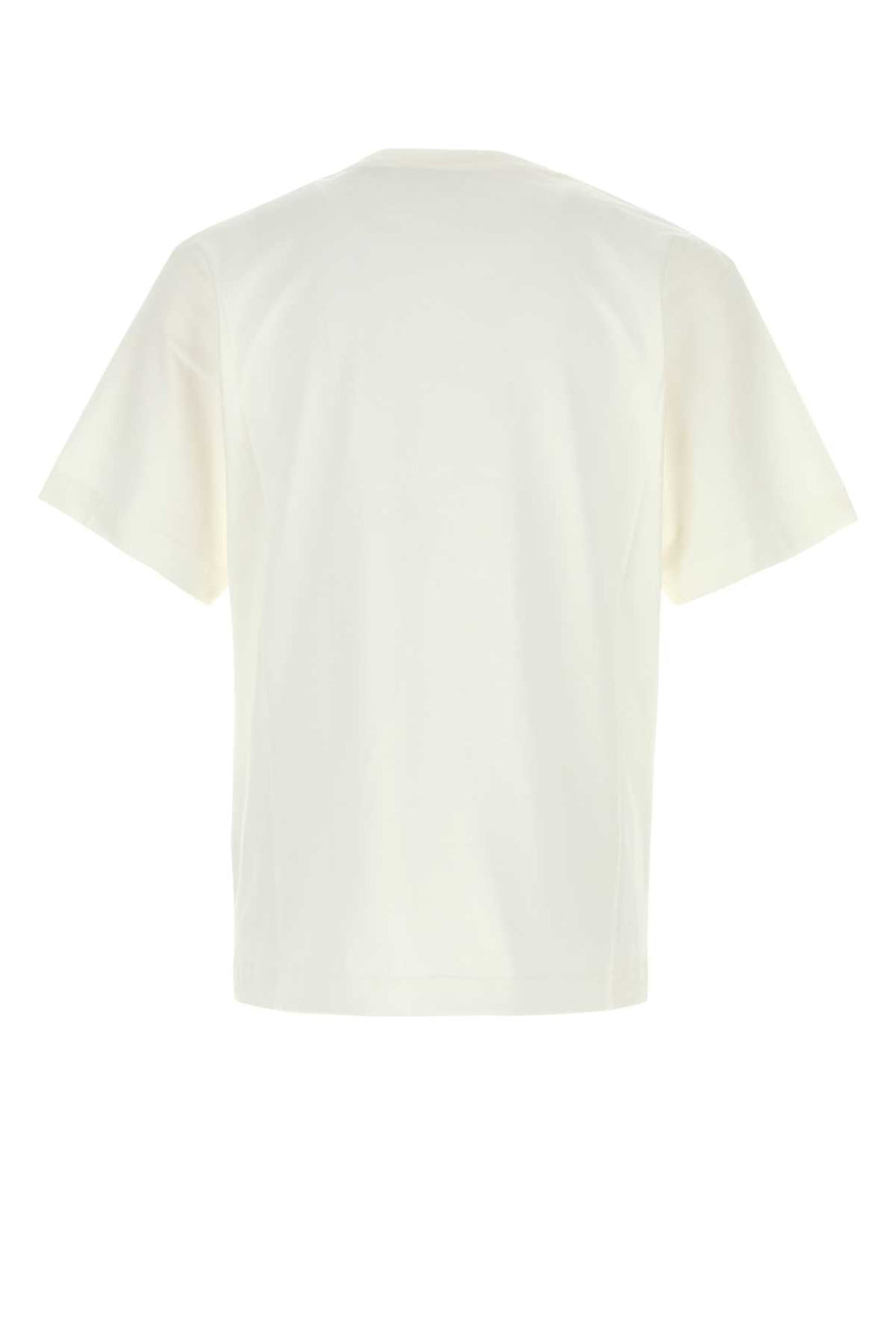 Burberry Men White Cotton T-Shirt