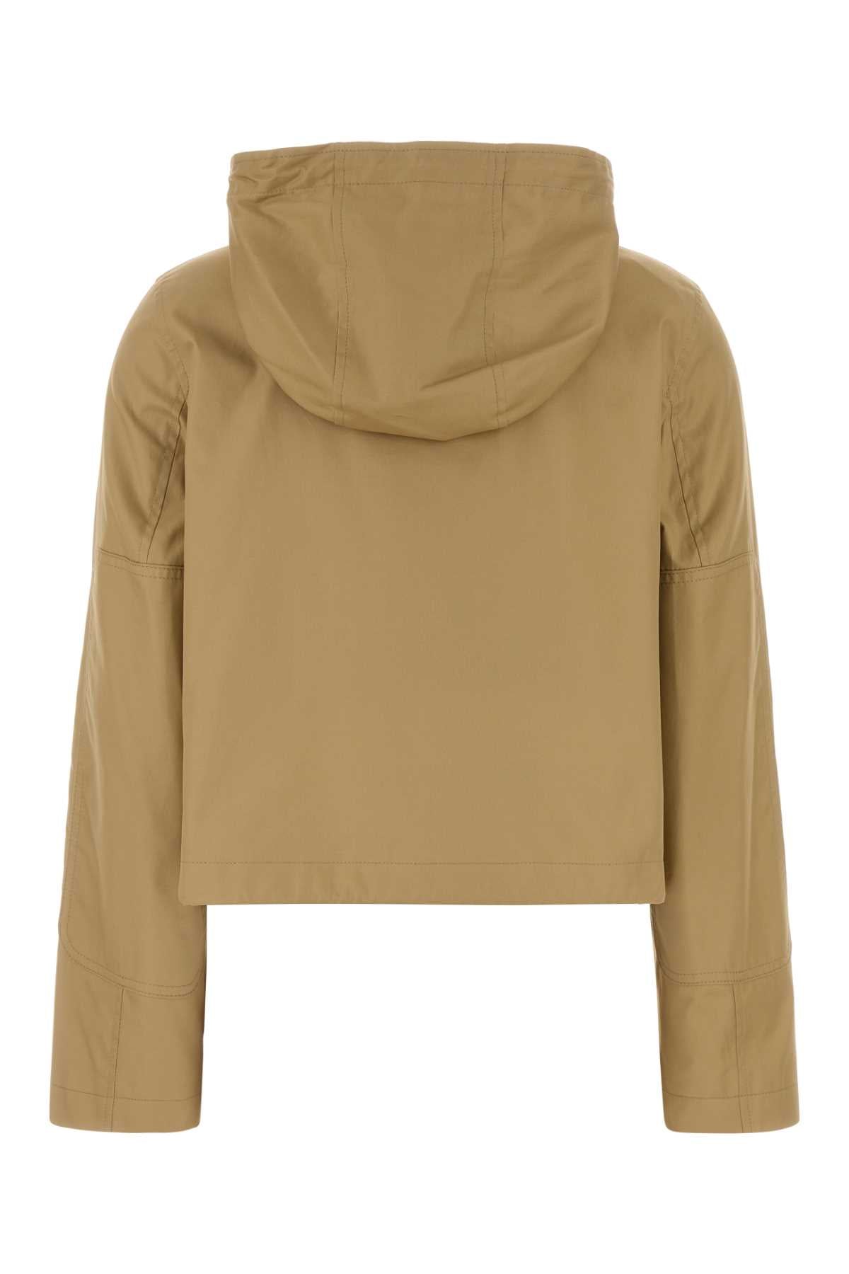 Burberry Women Beige Gabardine Jacket