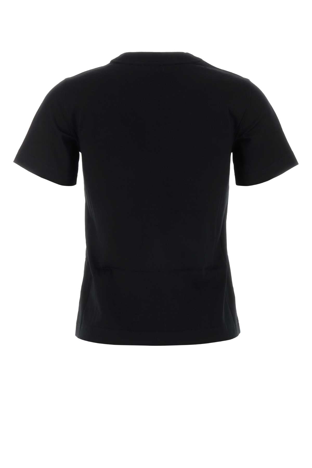 Burberry Women Black Cotton T-Shirt