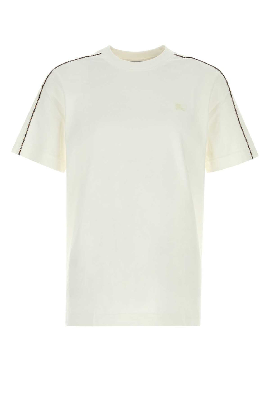 Burberry Men White Cotton T-Shirt