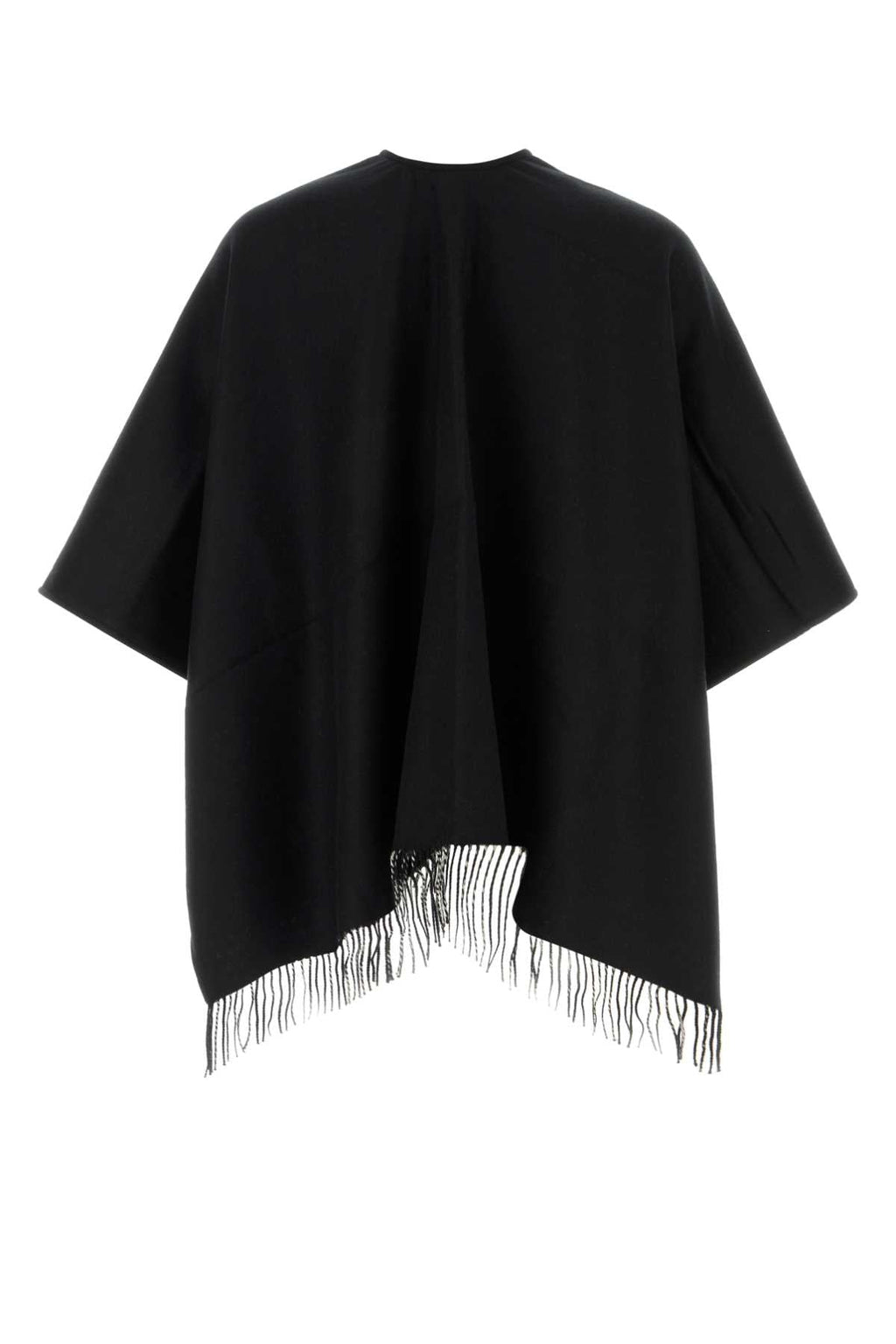 Burberry Unisex Black Wool Reversible Cape