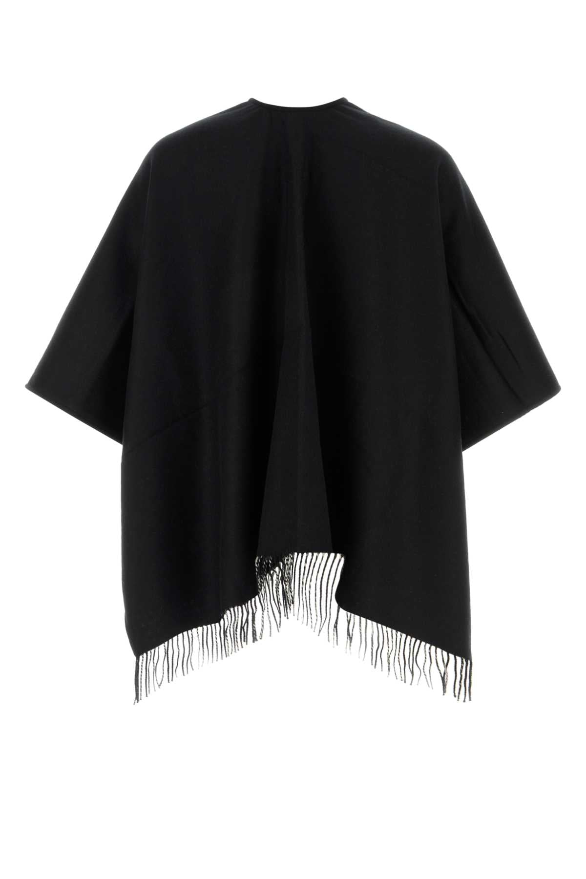 Burberry Unisex Black Wool Reversible Cape