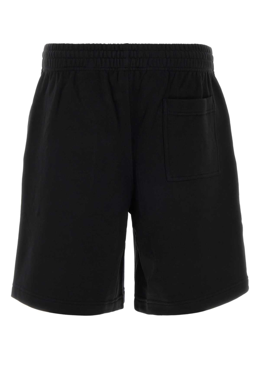 Burberry Men Black Cotton Bermuda Shorts