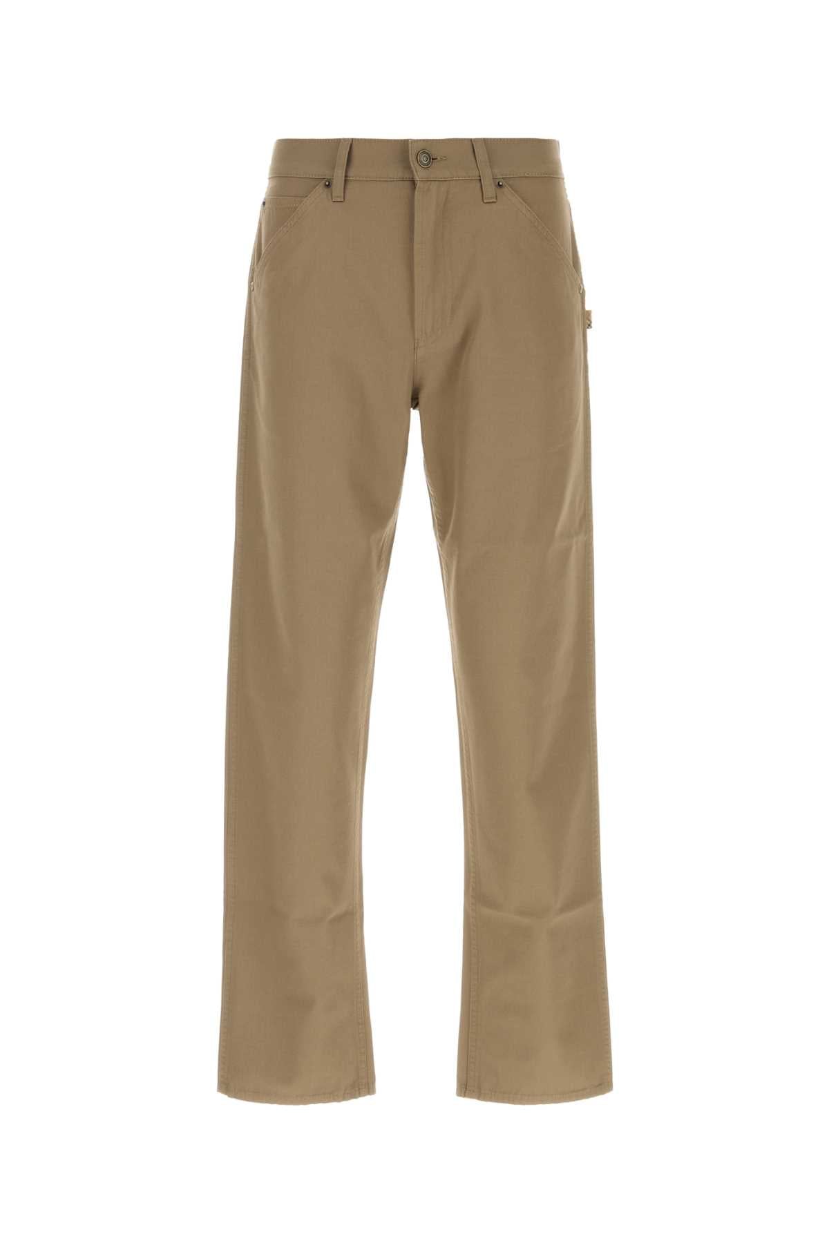 Burberry Men Khaki Cotton Pant