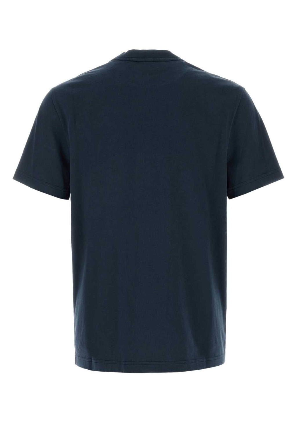 A.P.C. Men Navy Blue Cotton T-Shirt