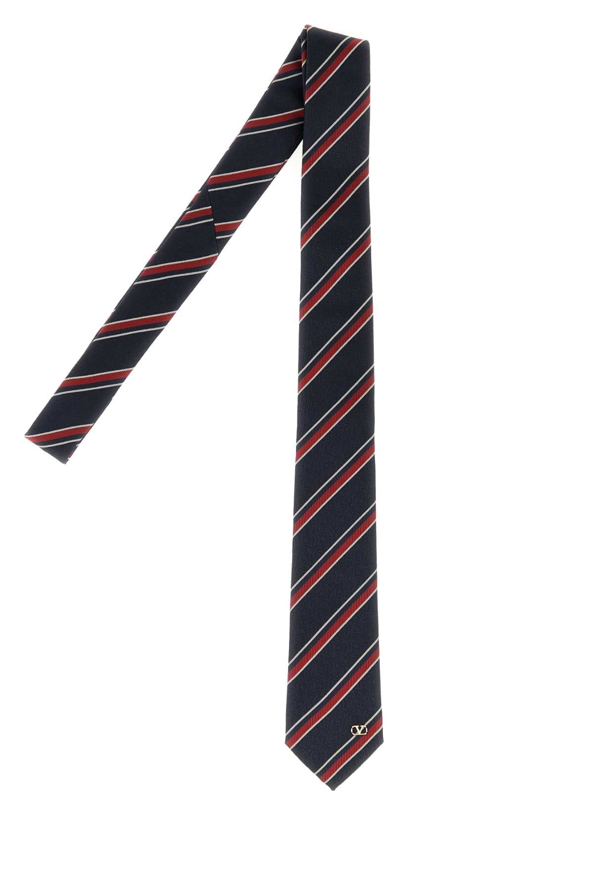 Valentino Garavani Men Embroidered Jacquard Tie