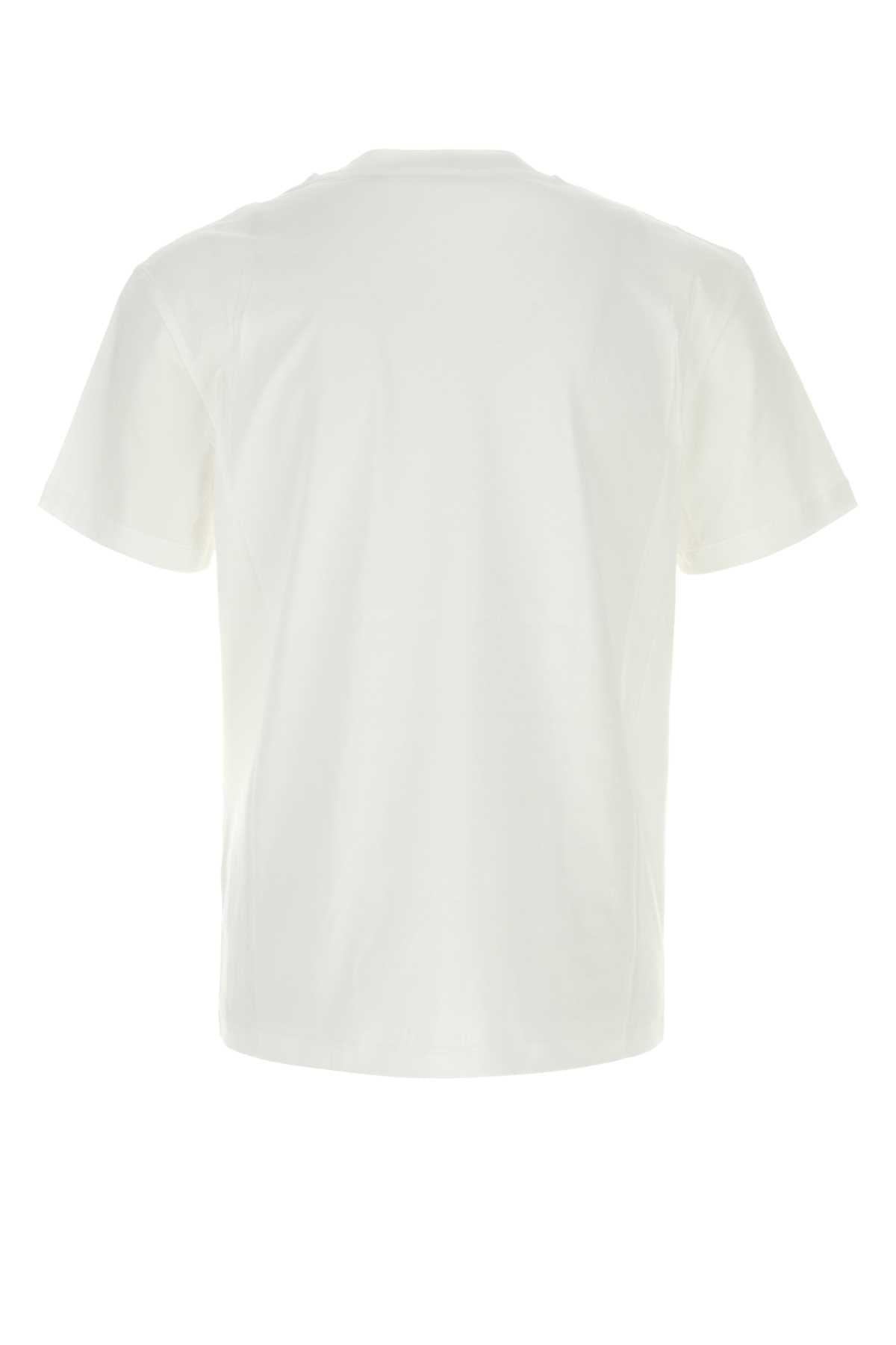 Valentino Garavani Men White Cotton T-Shirt