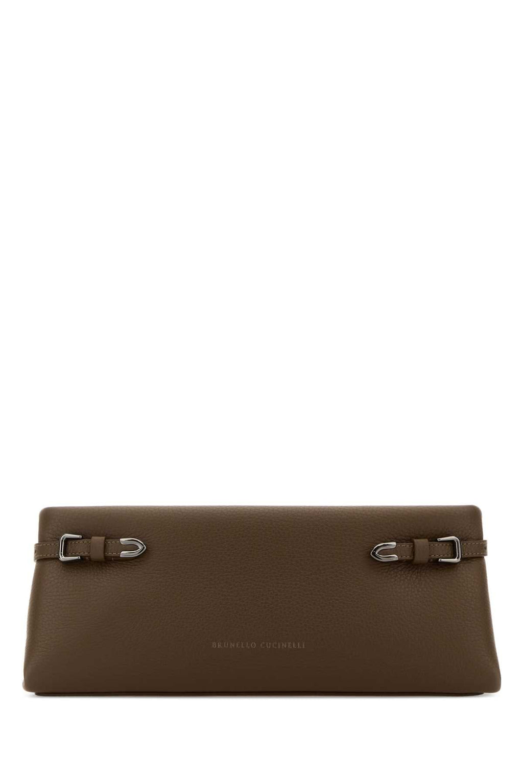 Brunello Cucinelli Women Mud Leather Clutch