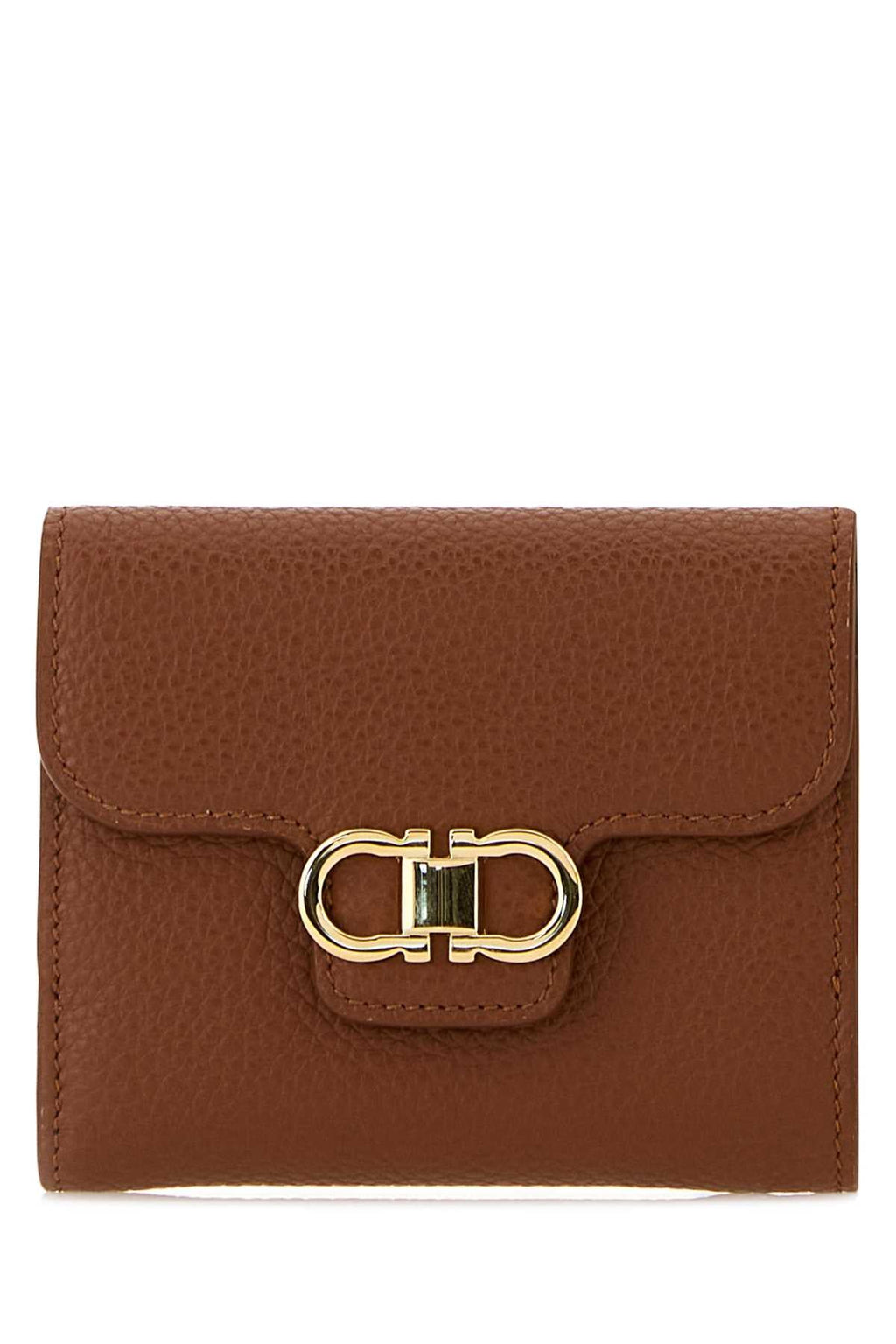 Salvatore Ferragamo Women Caramel Leather Wallet