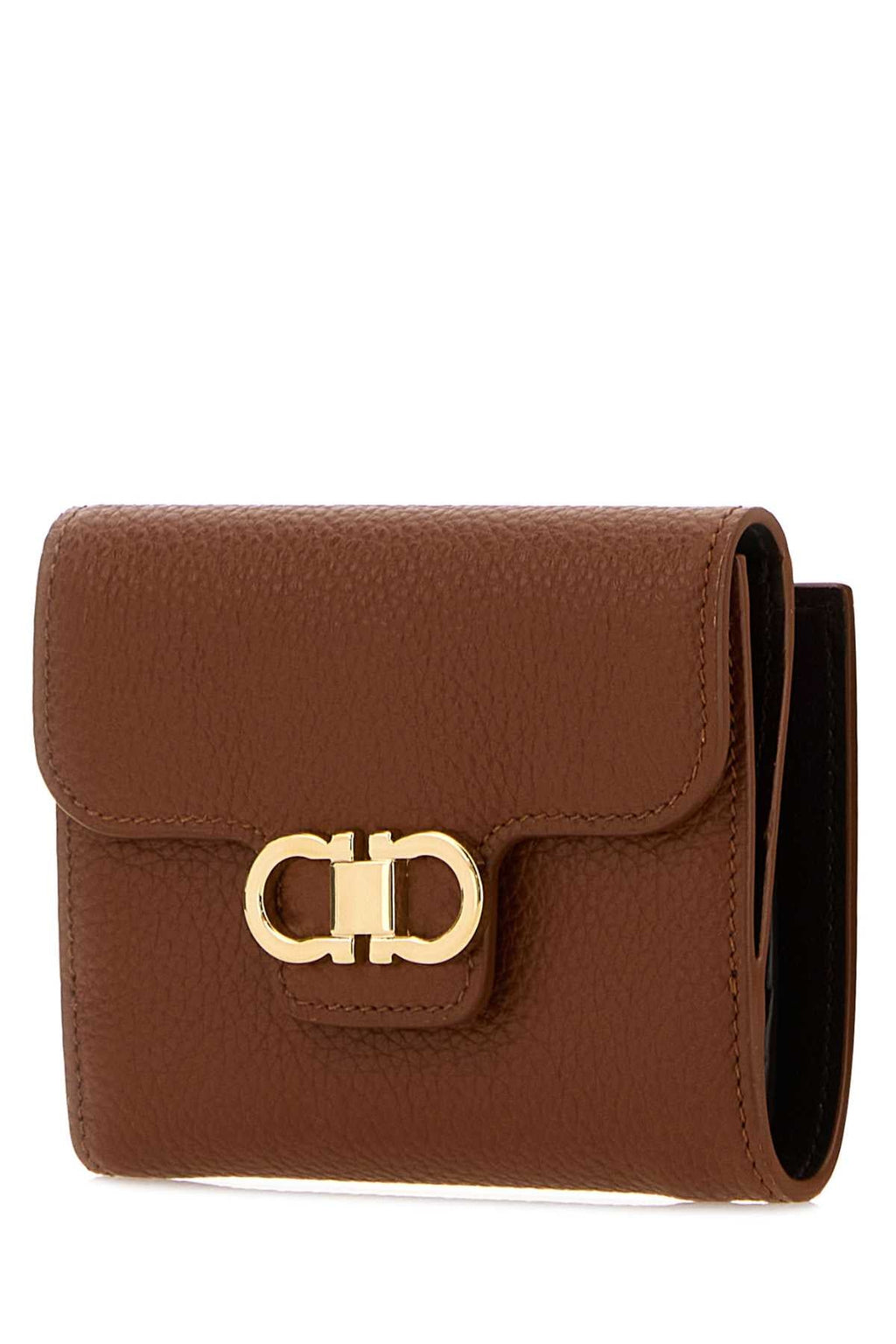 Salvatore Ferragamo Women Caramel Leather Wallet