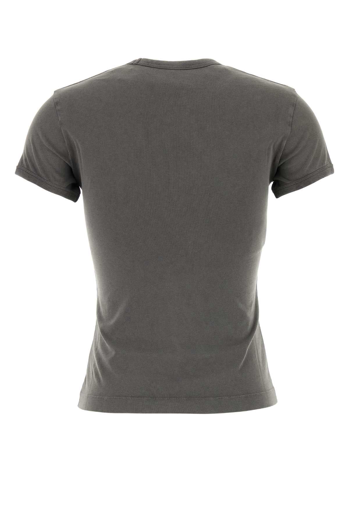 Marni Women Dark Grey Cotton T-Shirt