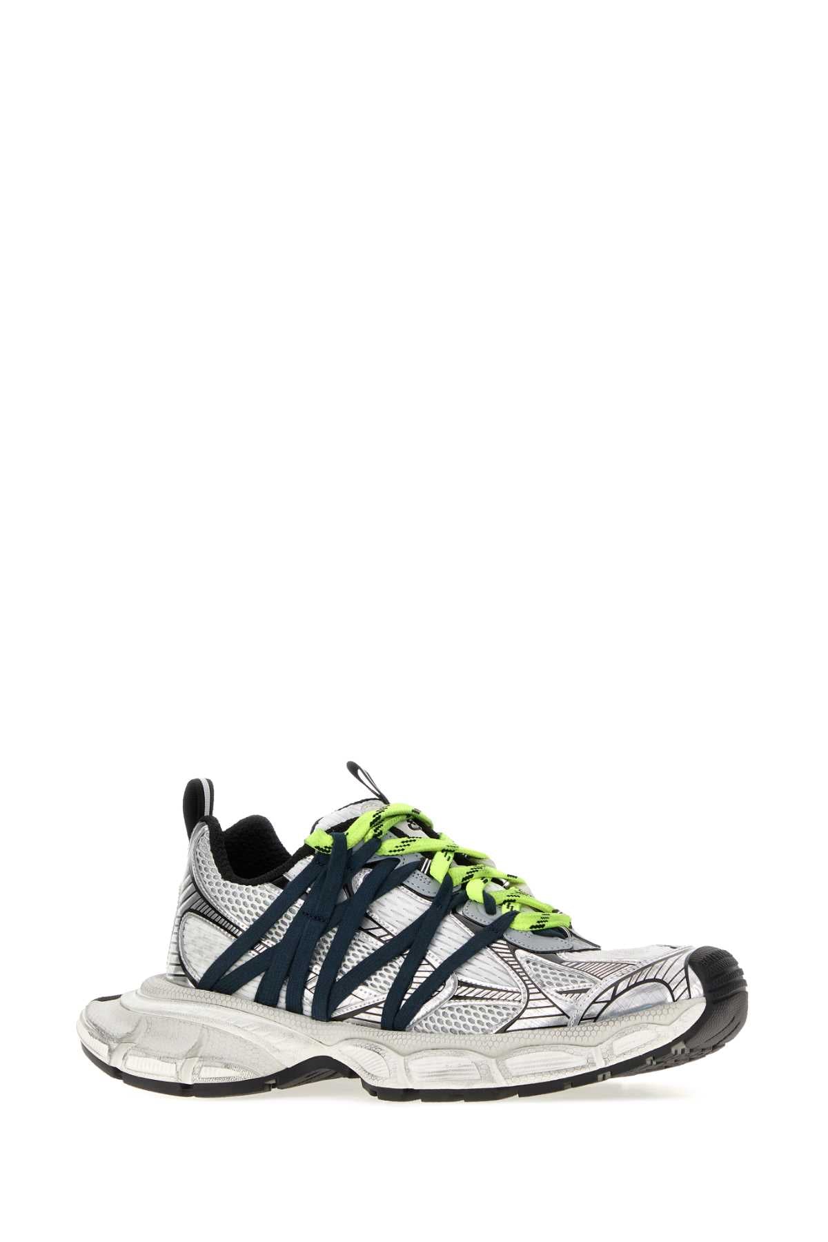 Balenciaga Men Multicolor Mesh And Rubber 3Xl Sneakers