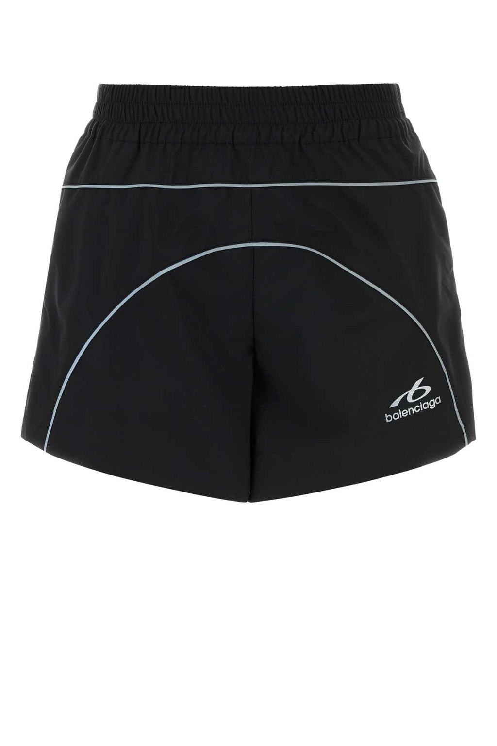 Balenciaga Women Black Polyester Shorts