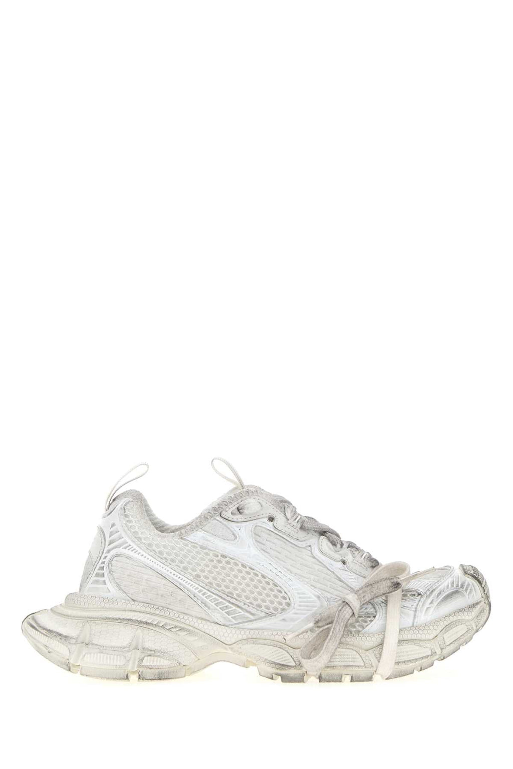 Balenciaga Women White Mesh And Rubber 3Xl Sneakers