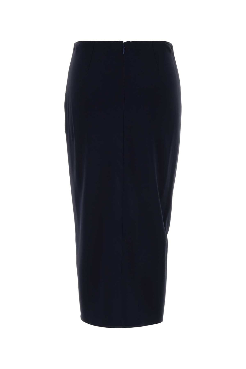 Stella Mccartney Women Midnight Blue Viscose Skirt