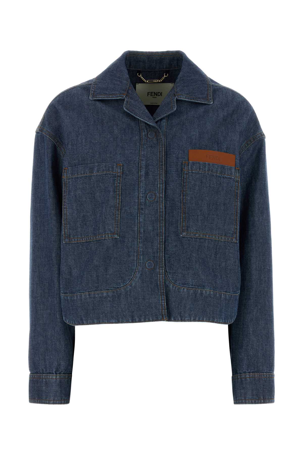 Fendi Women Denim Shirt