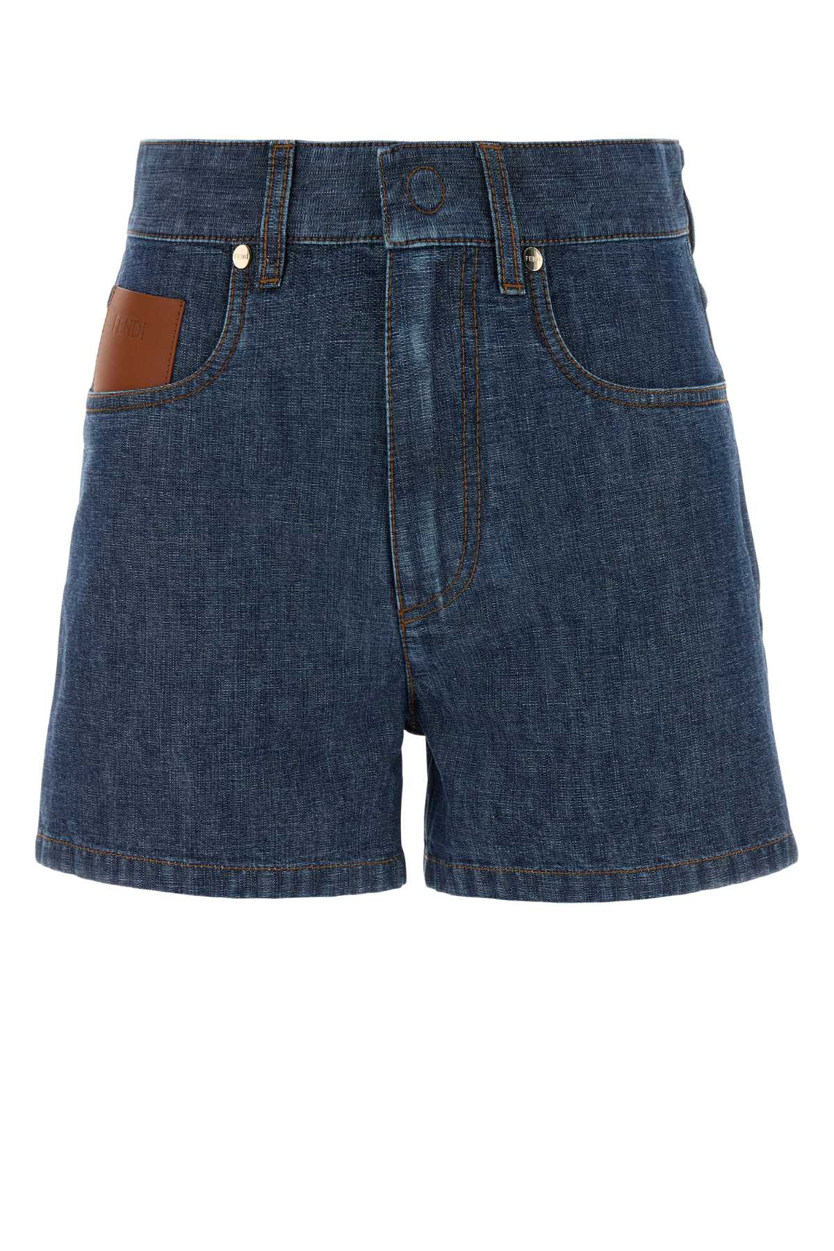 Fendi Women Denim Shorts