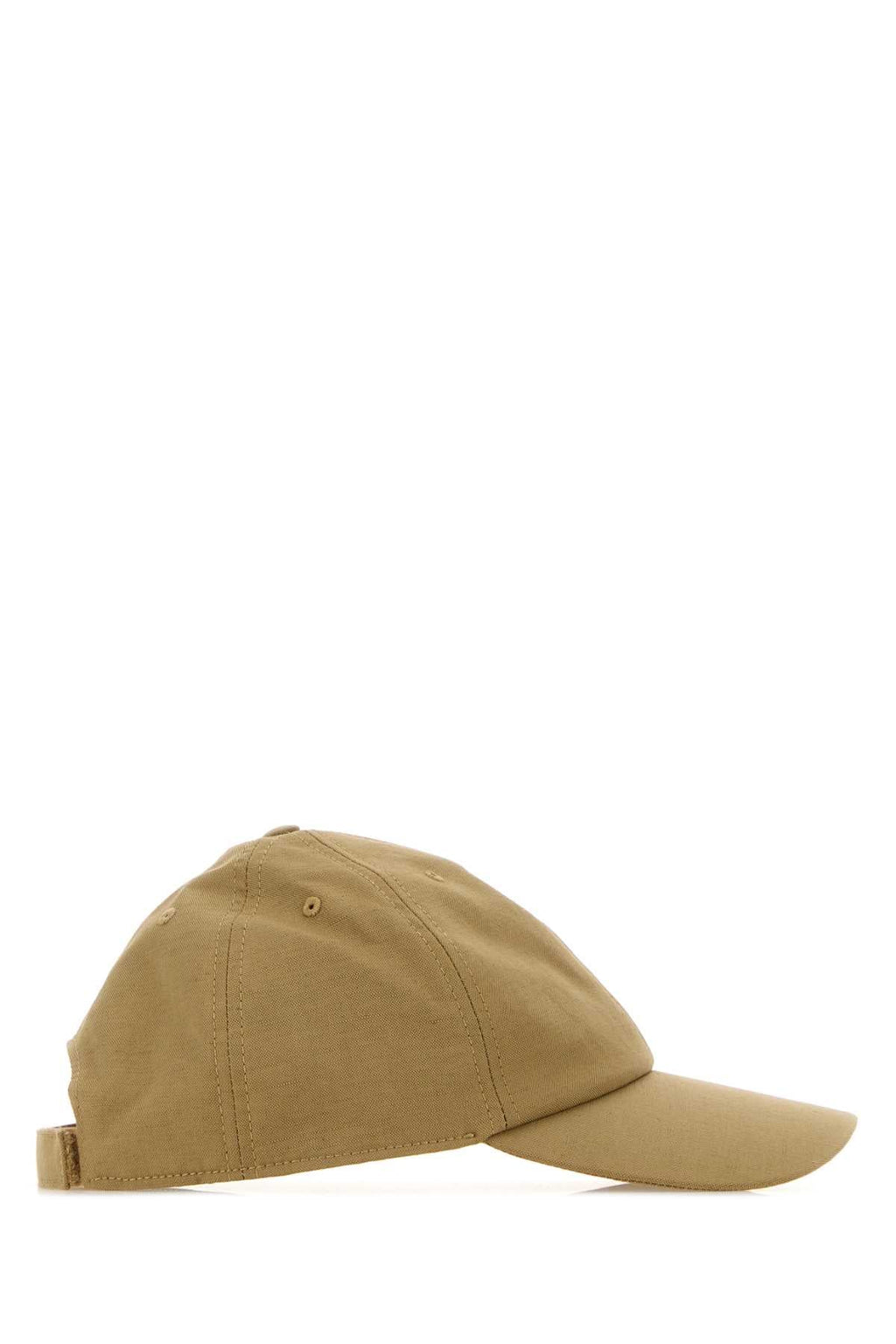 Fendi Men Cappuccino Cotton Blend Baseball Cap