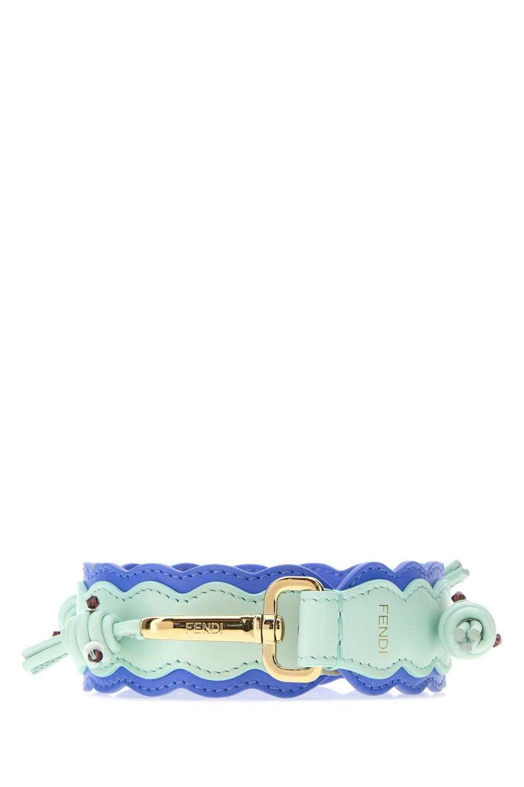 Fendi Women Two-Tone Leather Mini You Shoulder Strap
