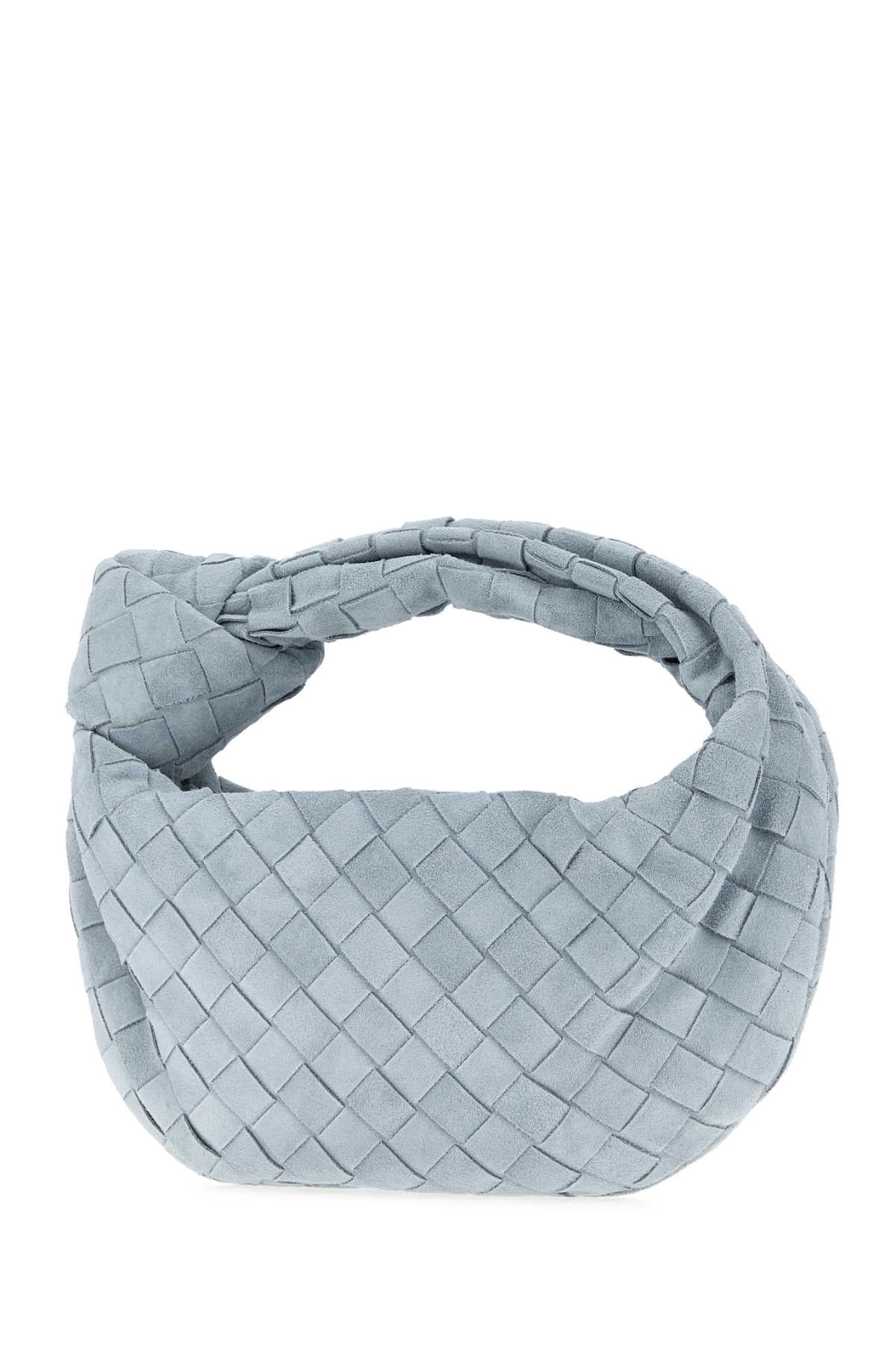 Bottega Veneta Women Light-Blue Suede Mini Jodie Handbag